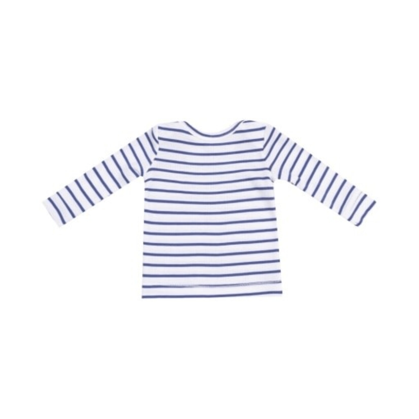 Angel Dear Stripe Vintage Blue Rib Lounge Wear Set