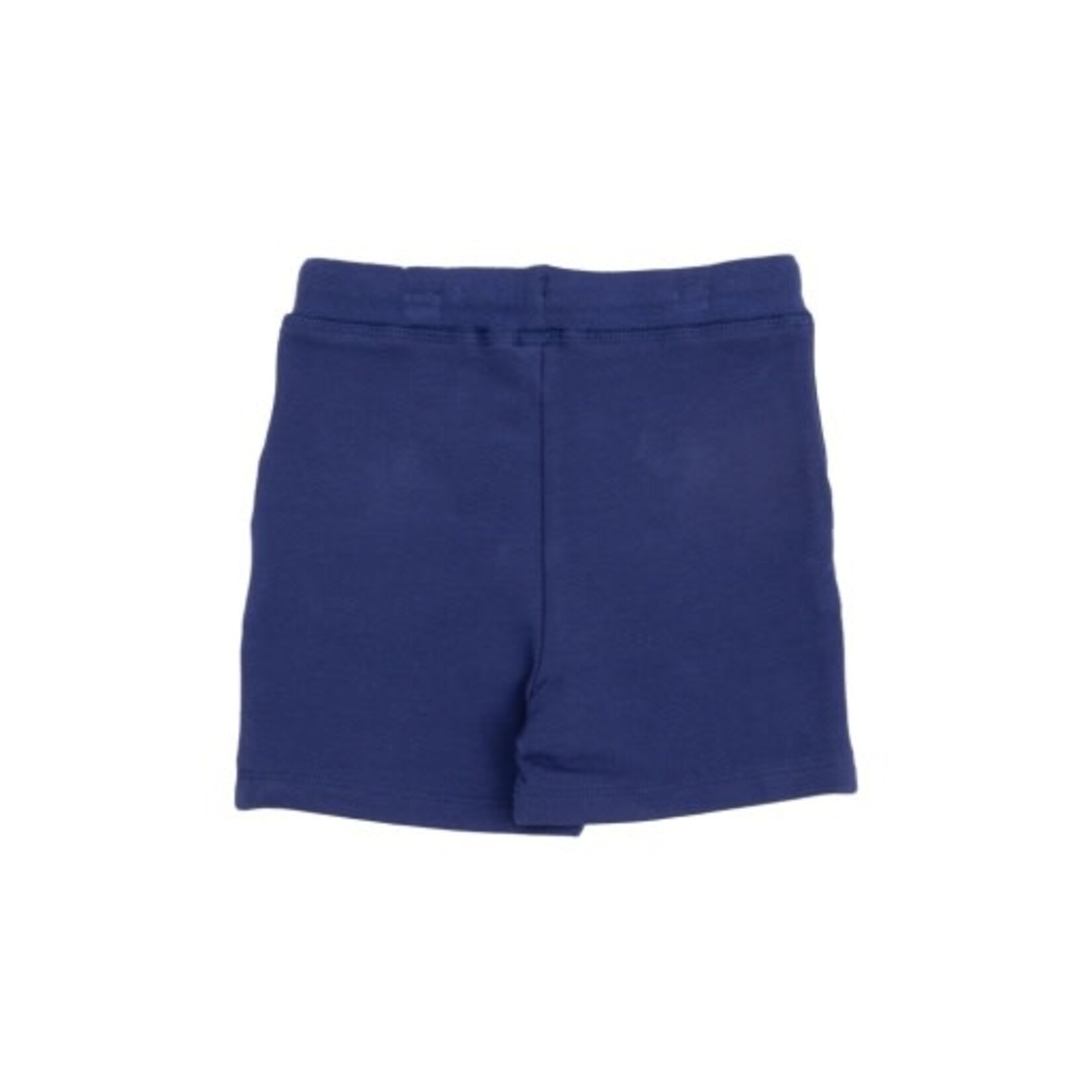 Angel Dear Stripe Vintage Blue Rib Shirt And French Terry Short