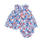 Angel Dear Poppy Days The Jill-Peter Pan Collar With Ric Rac Trim And Diaper Cover