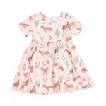 Angel Dear Western Horses S/S Twirly Dress