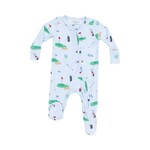 Angel Dear Golf Things Blue 2 Way Zipper Footie