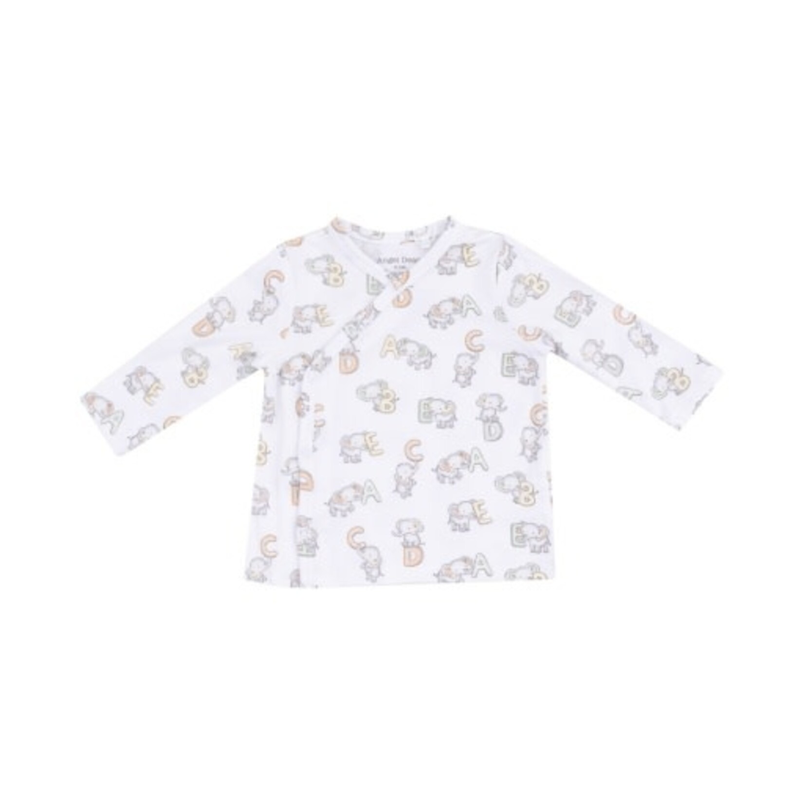 Angel Dear Vintage Elephant ABC Tmh Set With Roll Over Cuff Pant