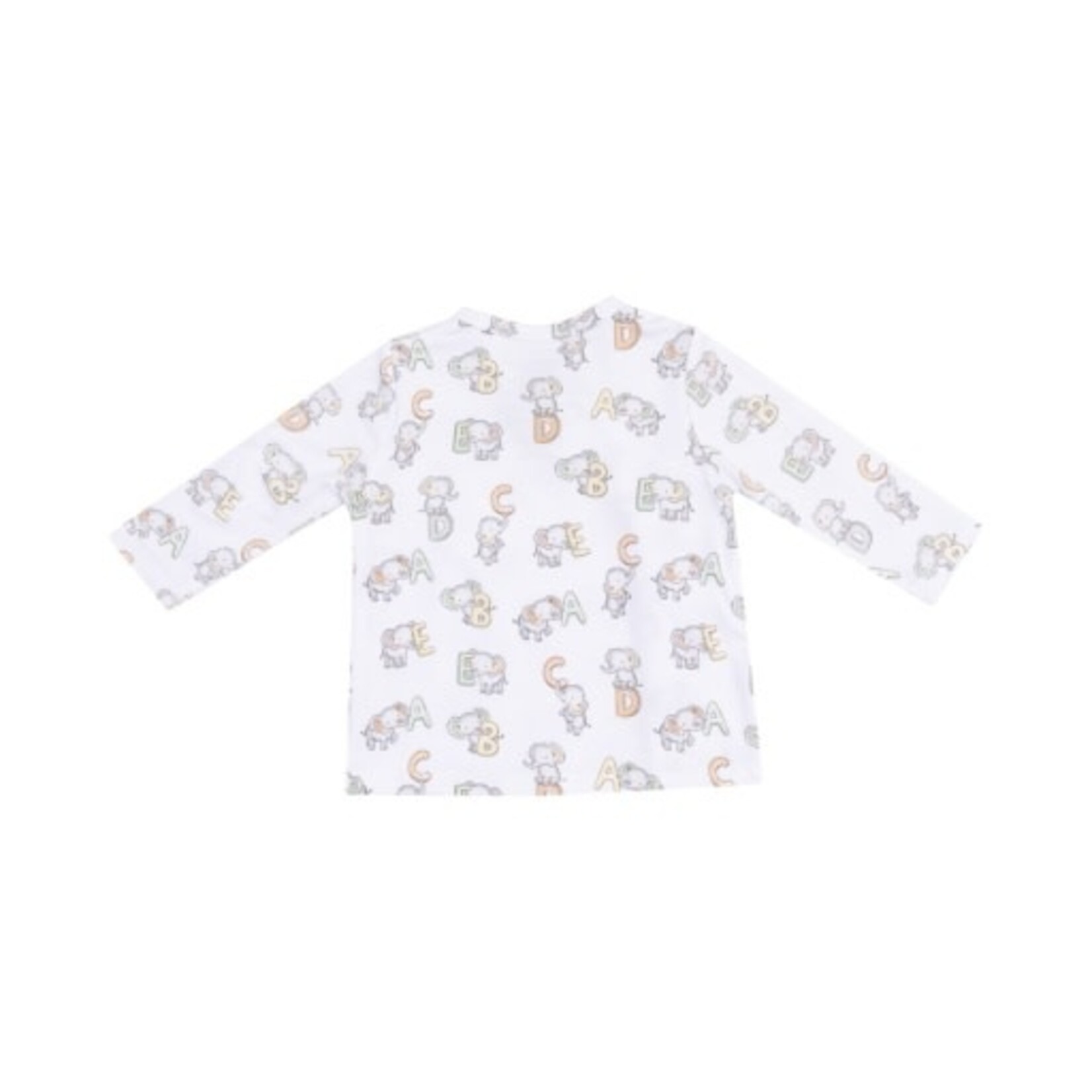 Angel Dear Vintage Elephant ABC Tmh Set With Roll Over Cuff Pant