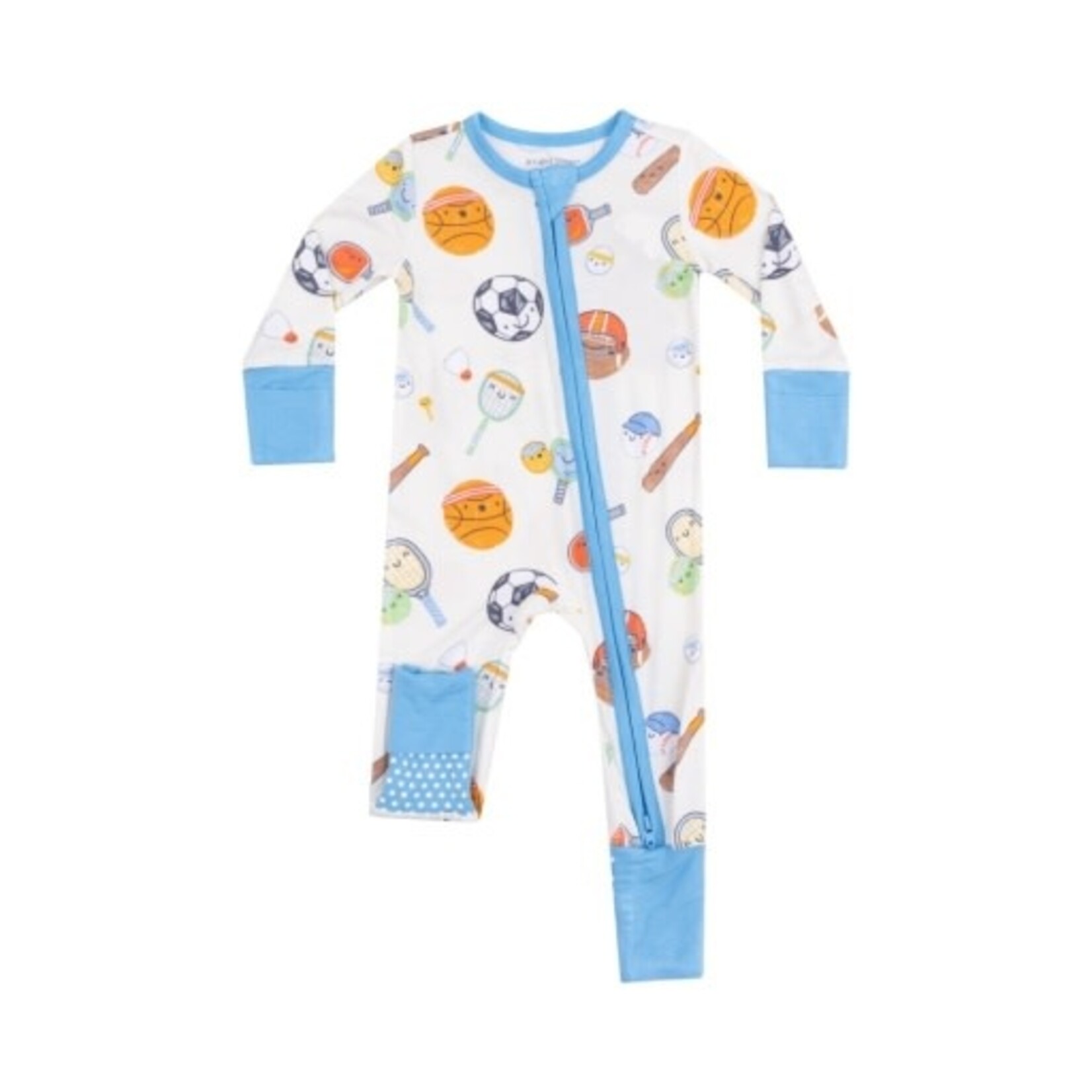 Angel Dear Sports Ball Friends 2 Way Zipper Romper