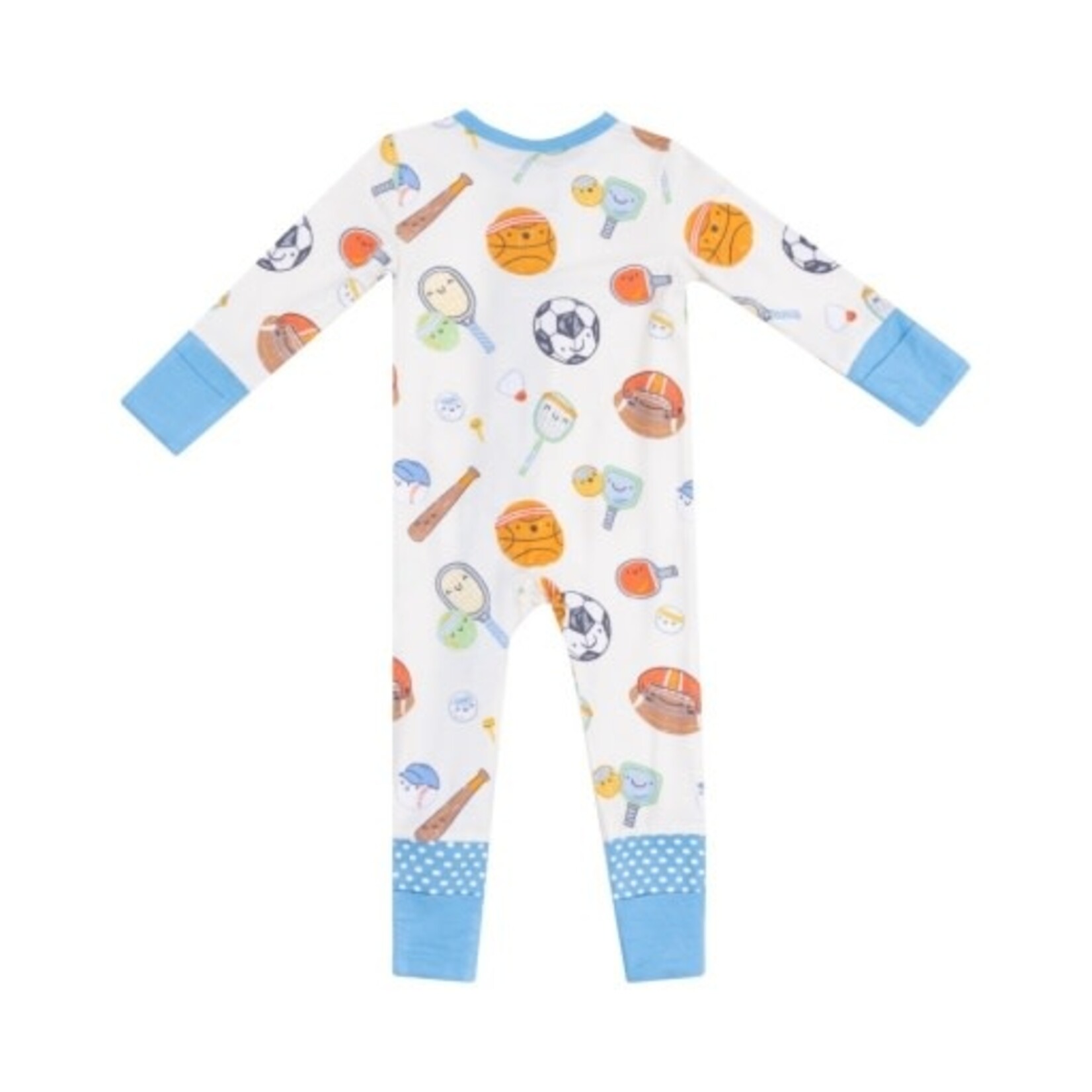 Angel Dear Sports Ball Friends 2 Way Zipper Romper
