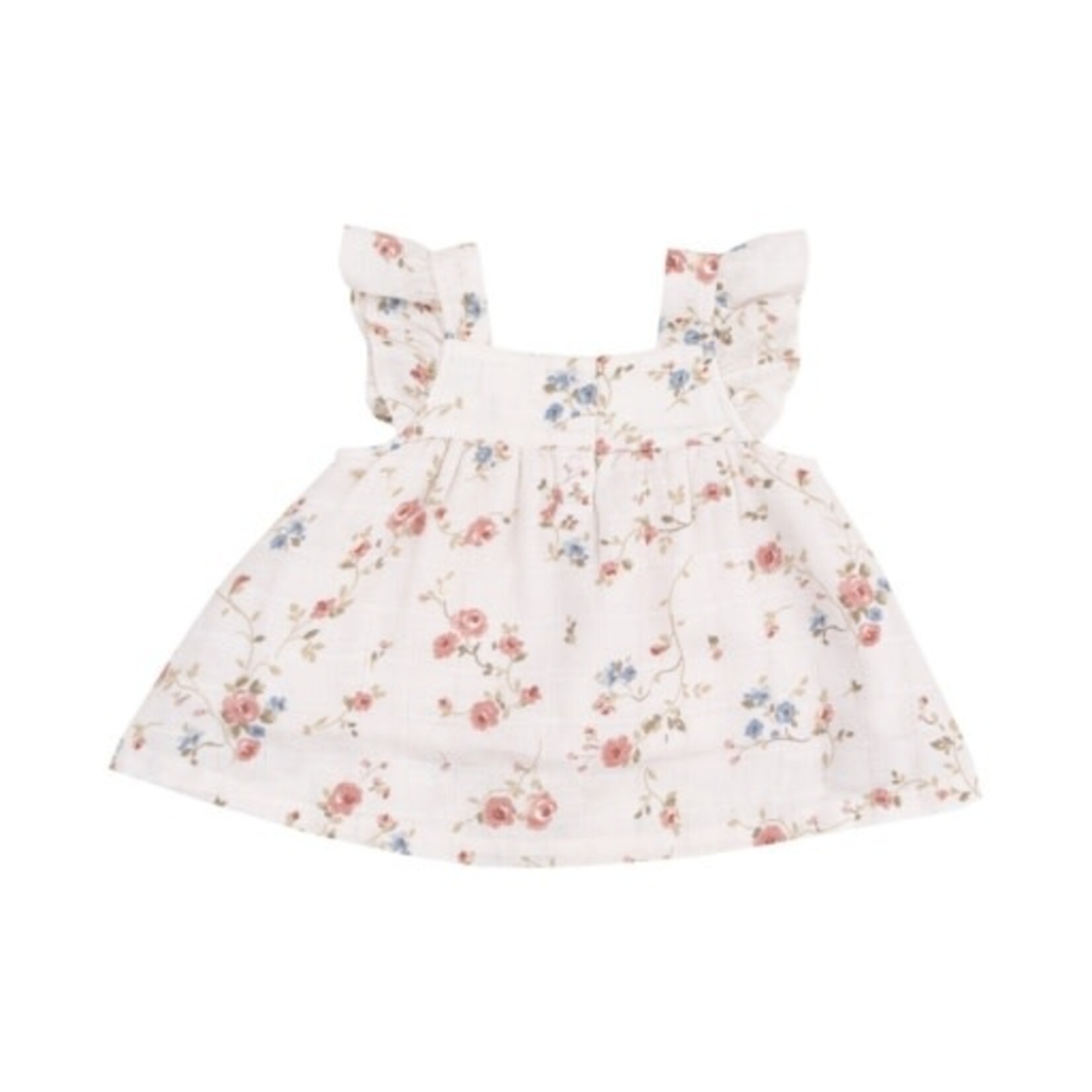 Angel Dear Climbing Roses Pinafore & High Waisted Diaper Cover