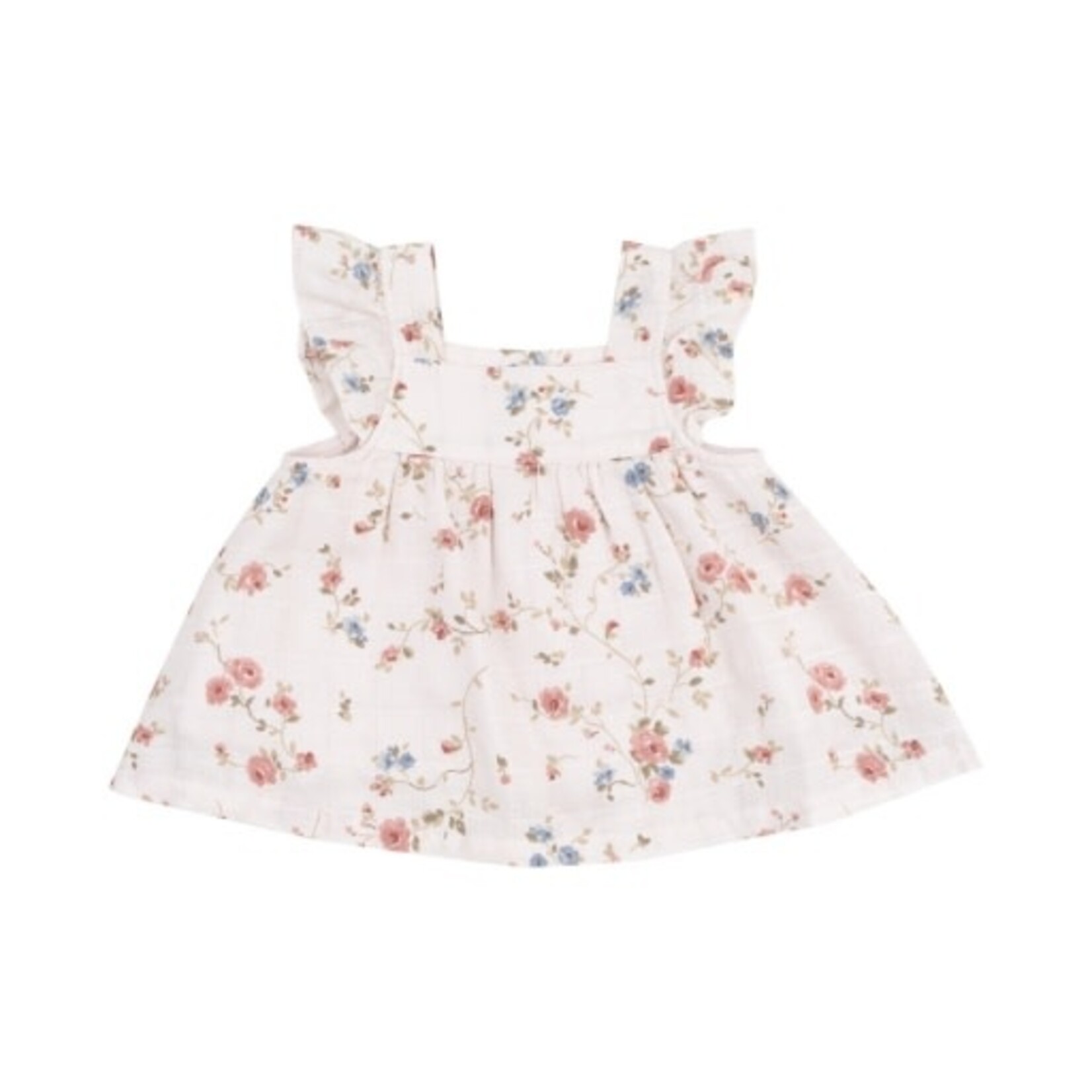 Angel Dear Climbing Roses Pinafore & High Waisted Diaper Cover