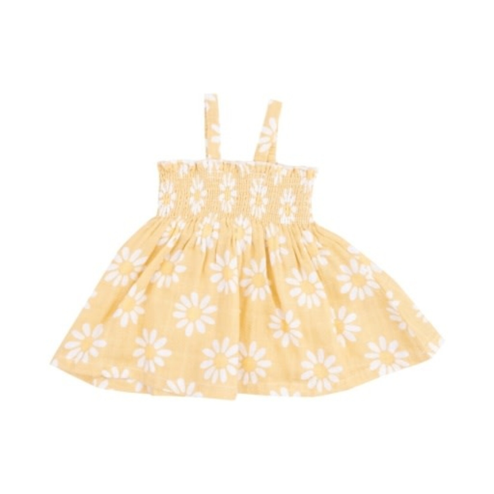 Angel Dear Yellow Mod Daisy Smocked Top & Bloomer