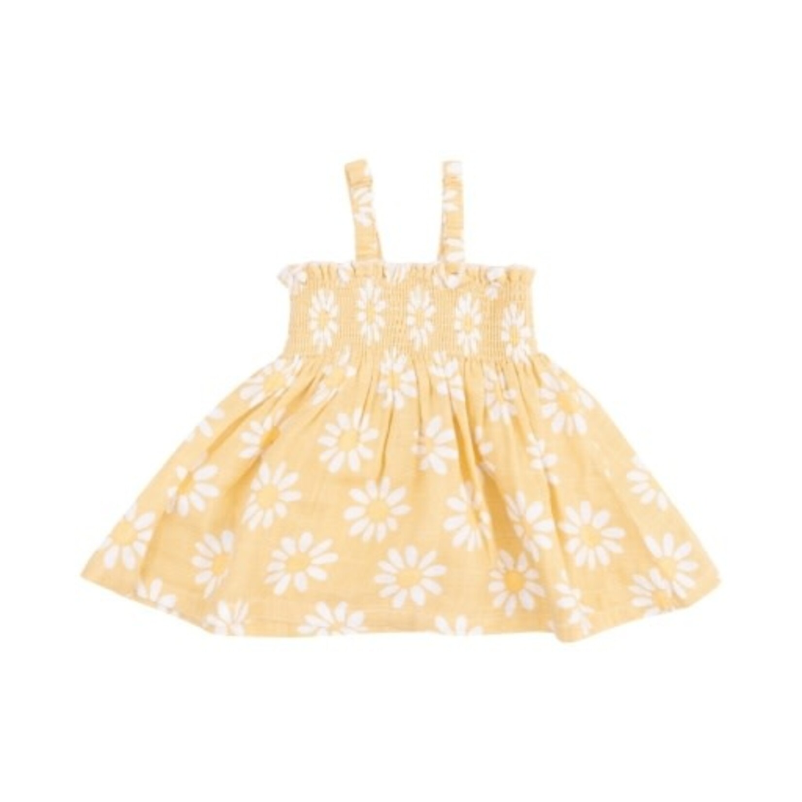 Angel Dear Yellow Mod Daisy Smocked Top & Bloomer
