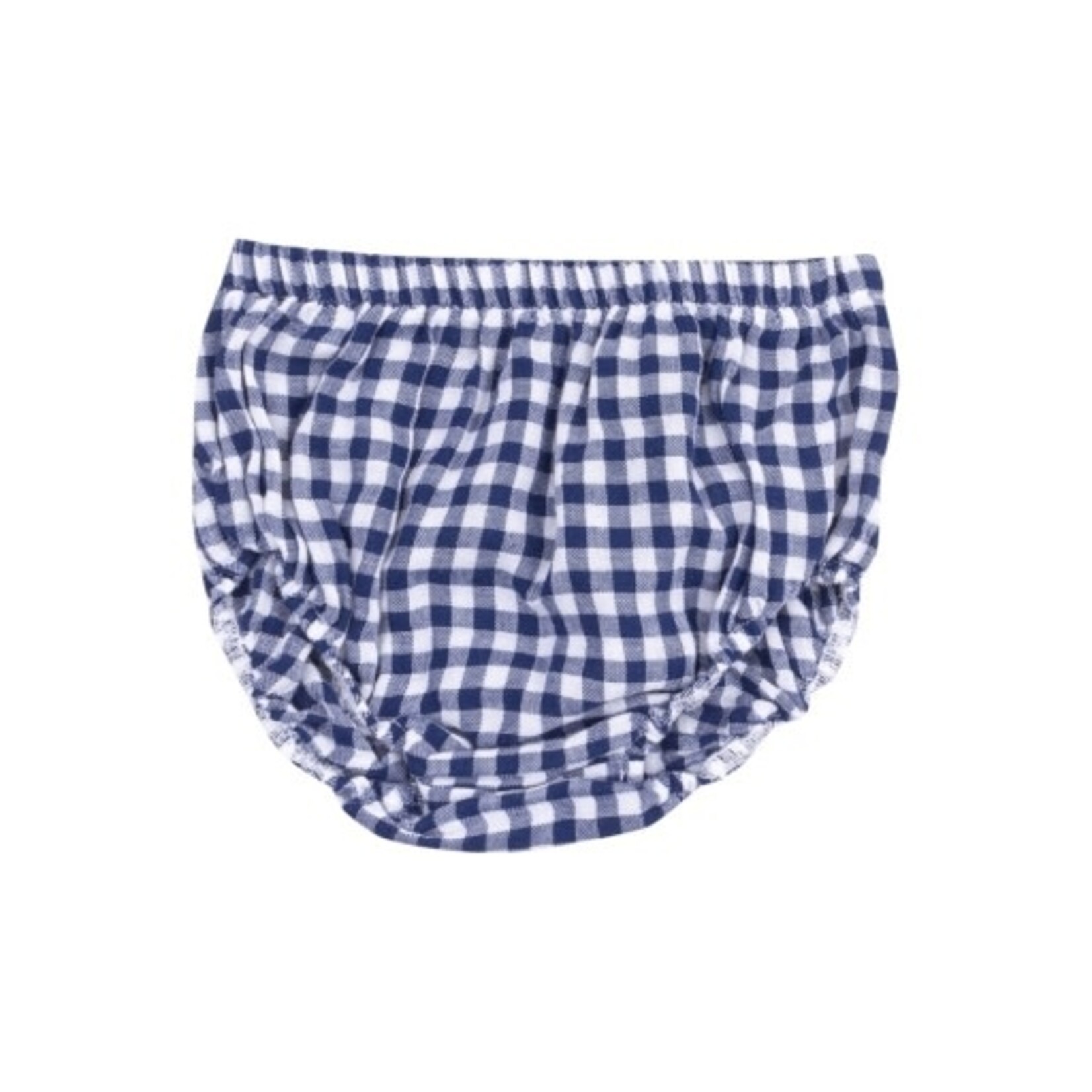 Angel Dear Navy Gingham Twirly Sundress & Diaper Cover