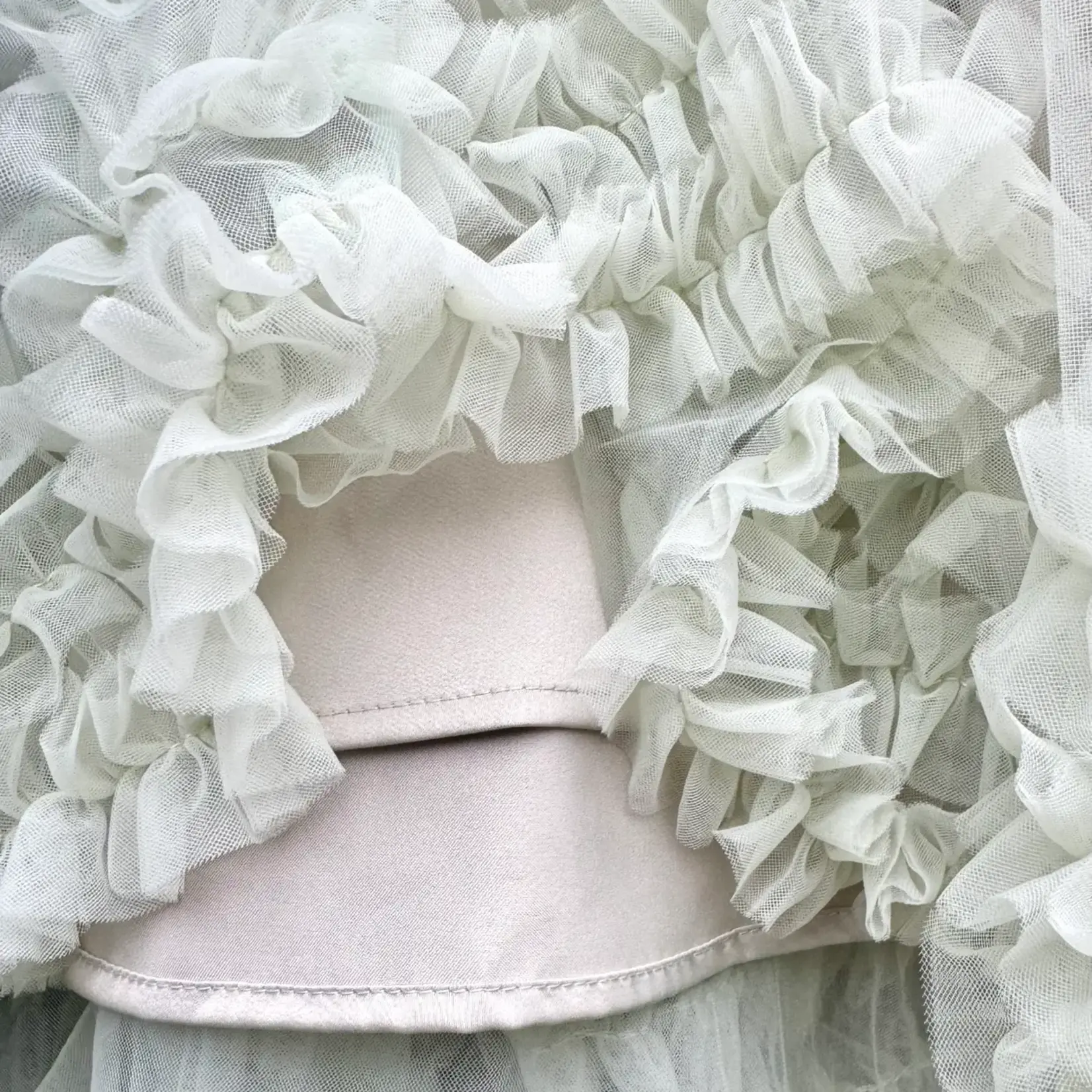 La Olivia Kids Demelza Tulle Dress  Green