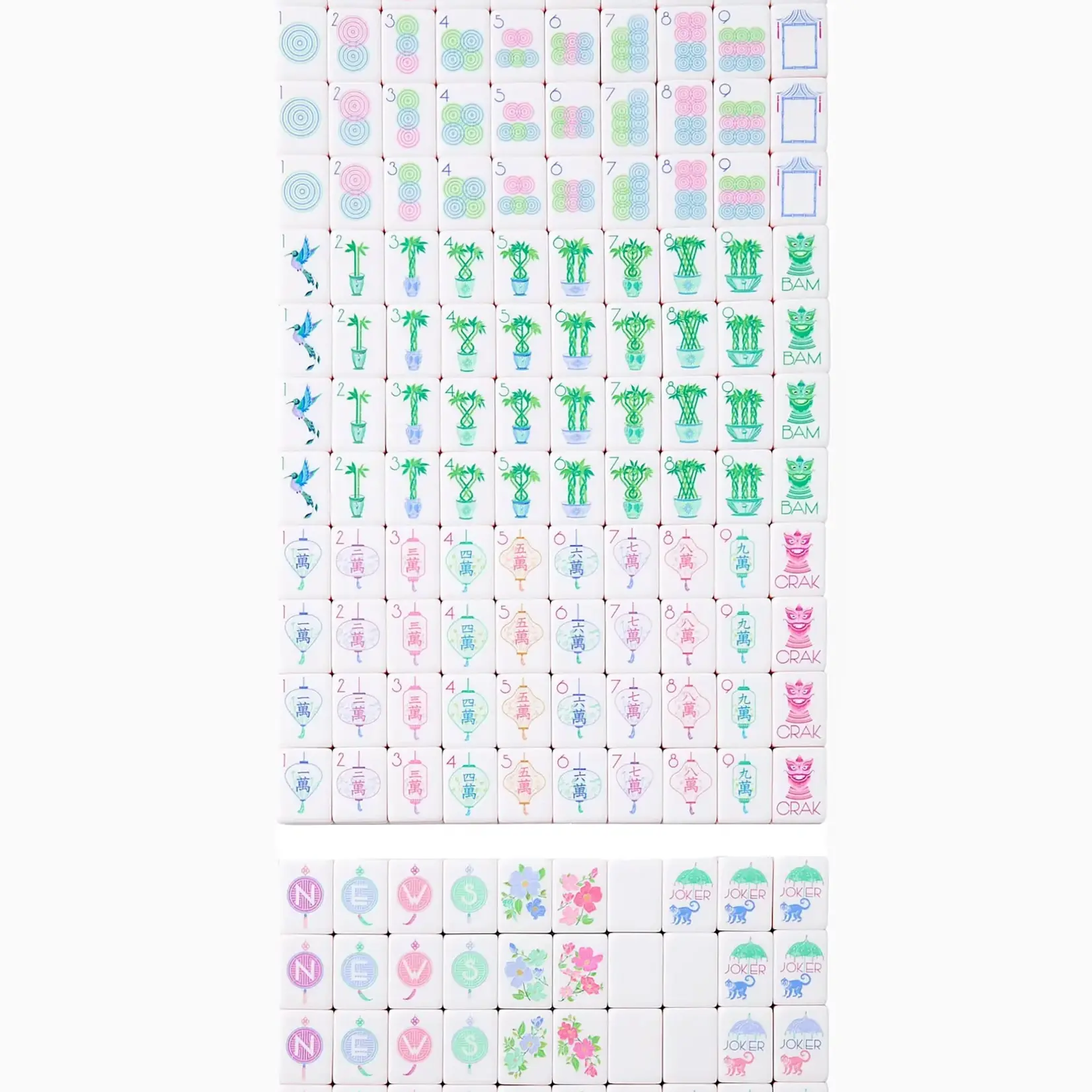 Oh My Mahjong Luminaire Mahjong Tiles