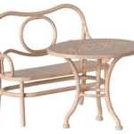 Maileg USA Café set, Mouse, Big - Pale pink