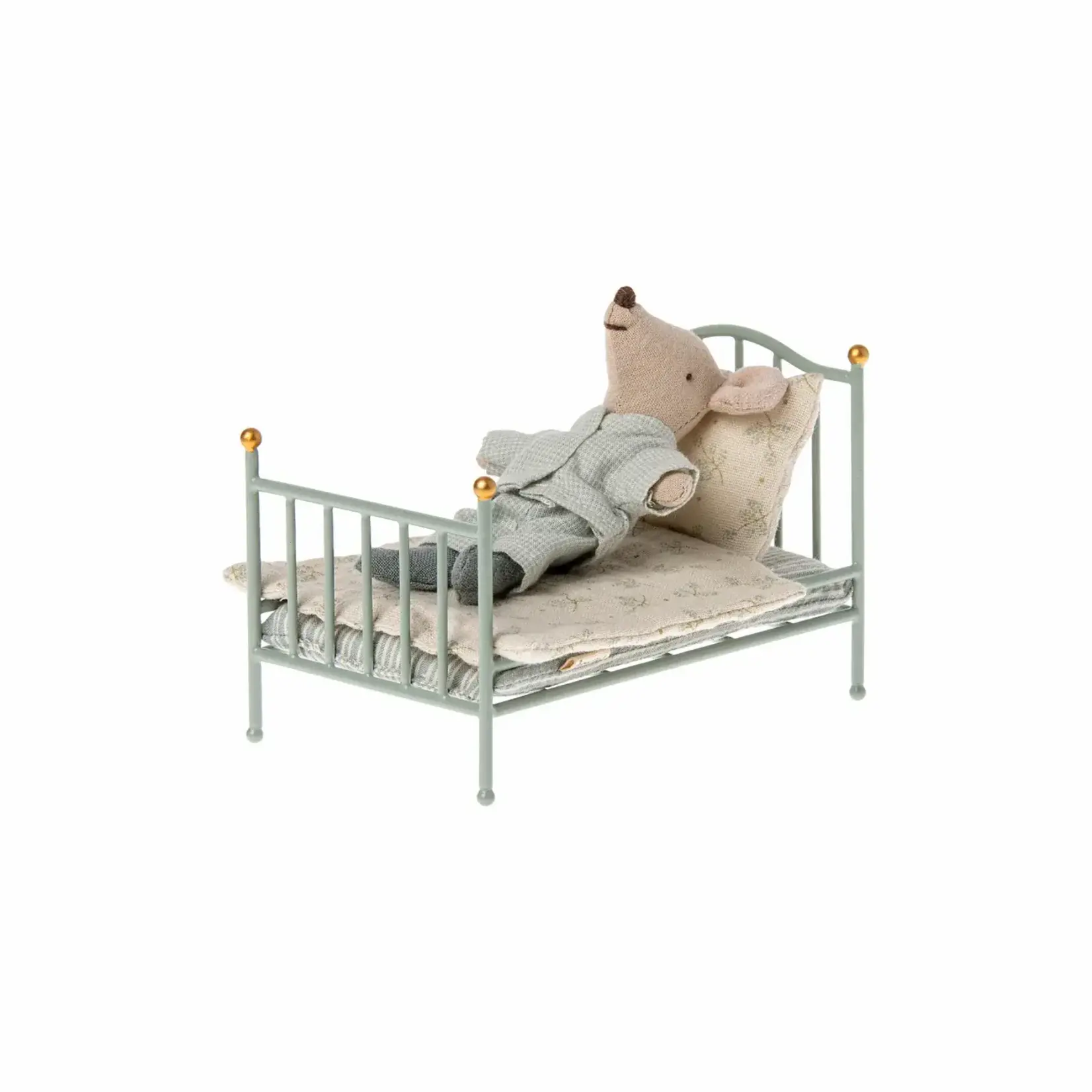 Maileg USA Vintage bed, mouse- mint
