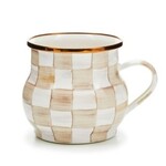 MacKenzie-Childs Mocha Check Mug