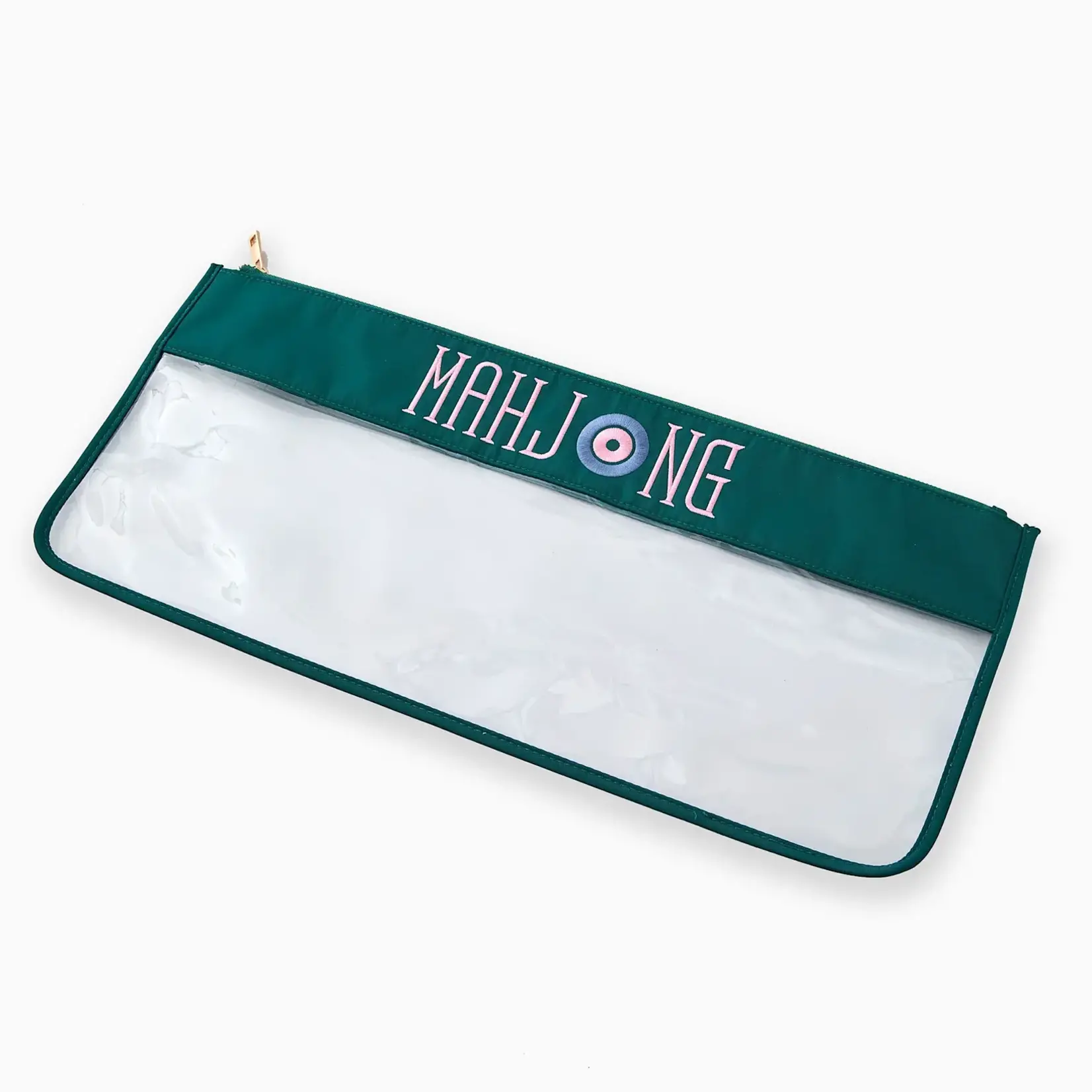 Oh My Mahjong Teal Mahjong Bag