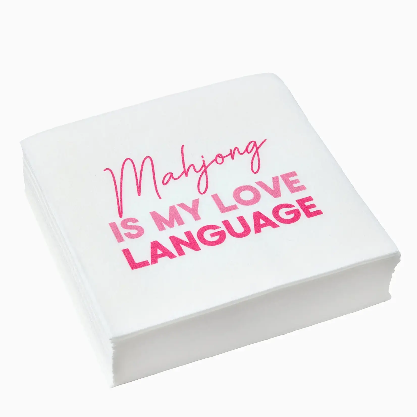 Oh My Mahjong Love Language Napkins