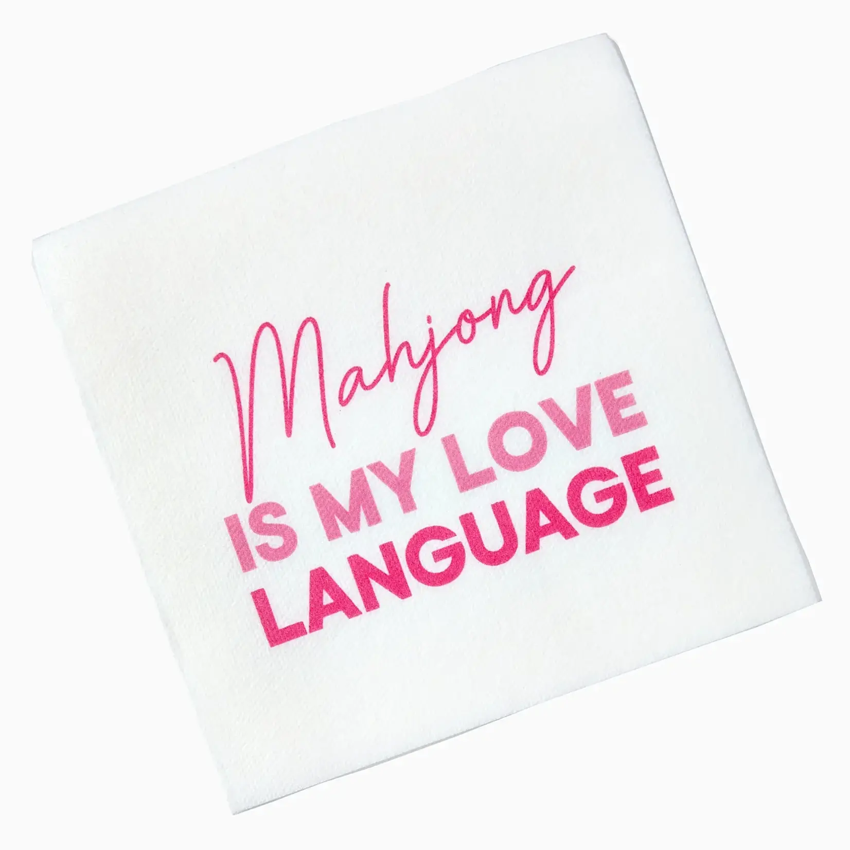 Oh My Mahjong Love Language Napkins