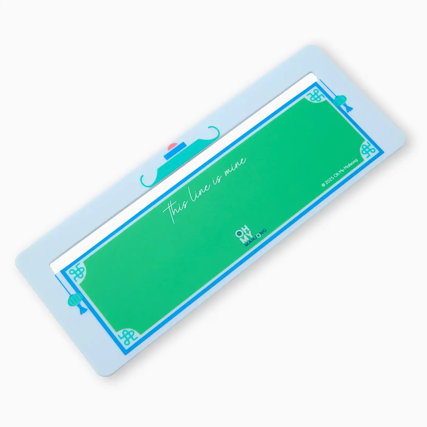 Oh My Mahjong Light Blue Line Finder