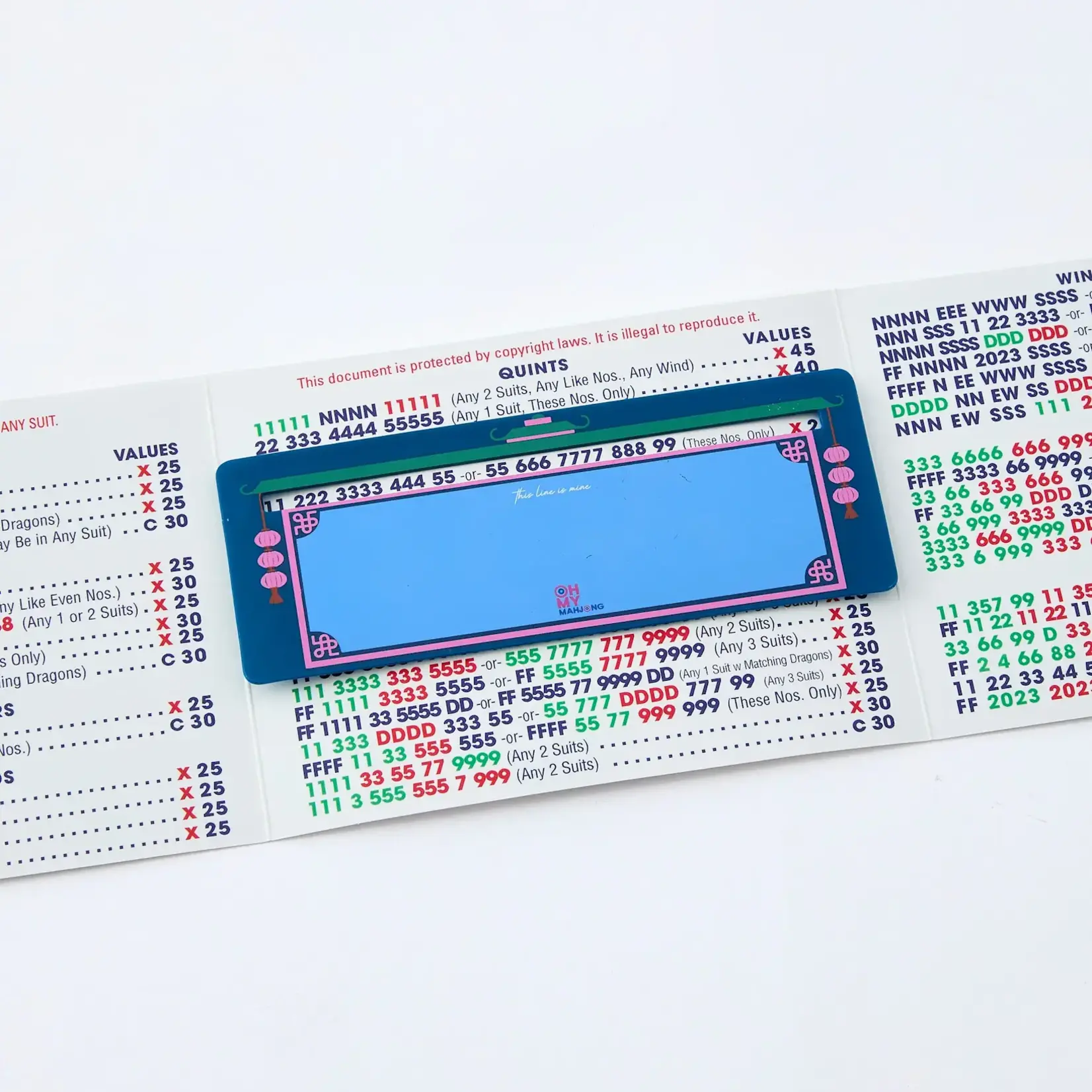 Oh My Mahjong Navy Line Finder