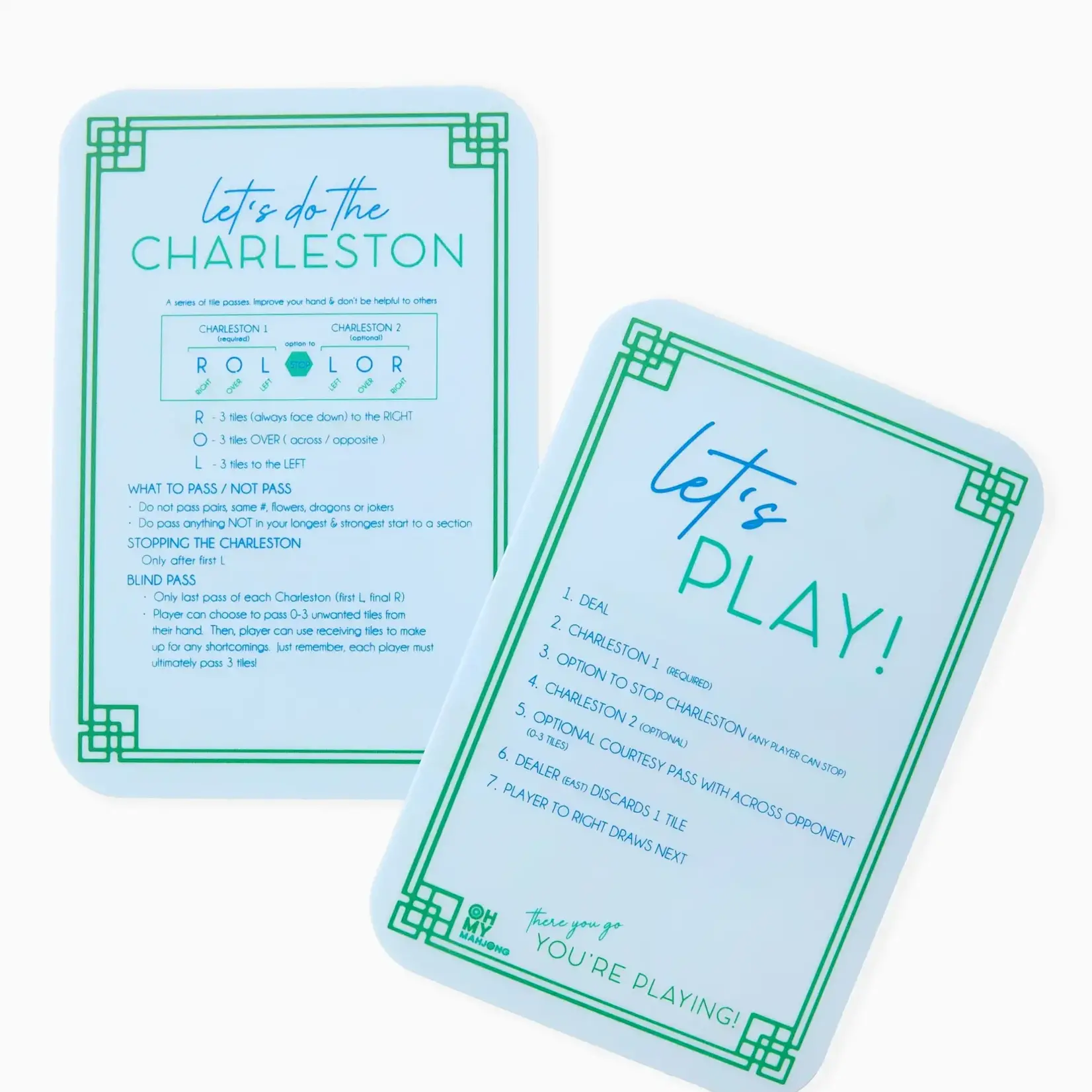 Oh My Mahjong Light Blue Shuffler