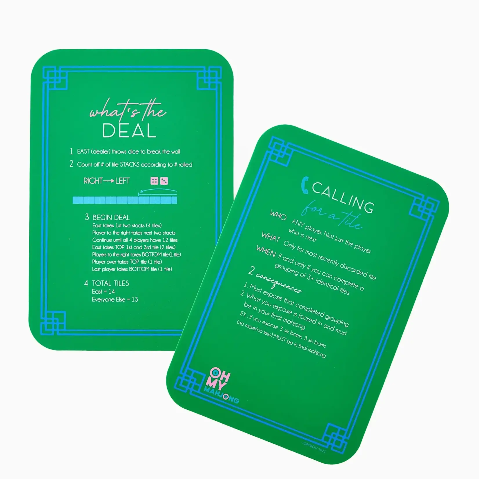 Oh My Mahjong Green Shufflers