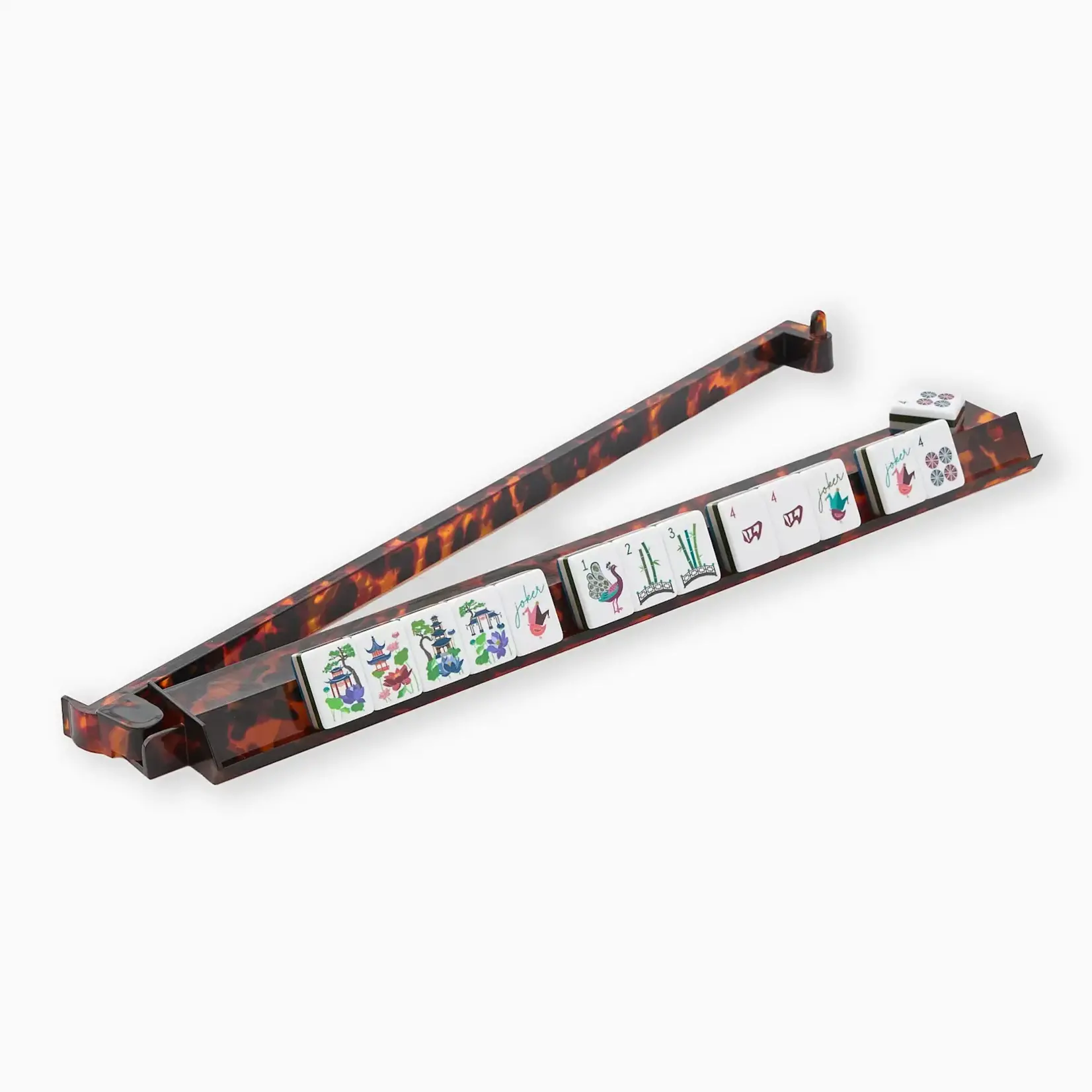 Oh My Mahjong Tortoise Shell Rack & Pusher