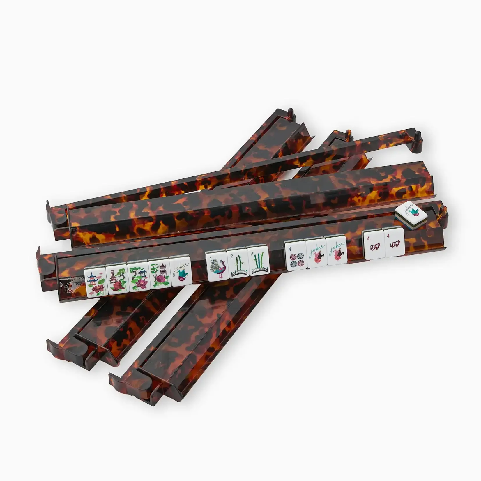 Oh My Mahjong Tortoise Shell Rack & Pusher