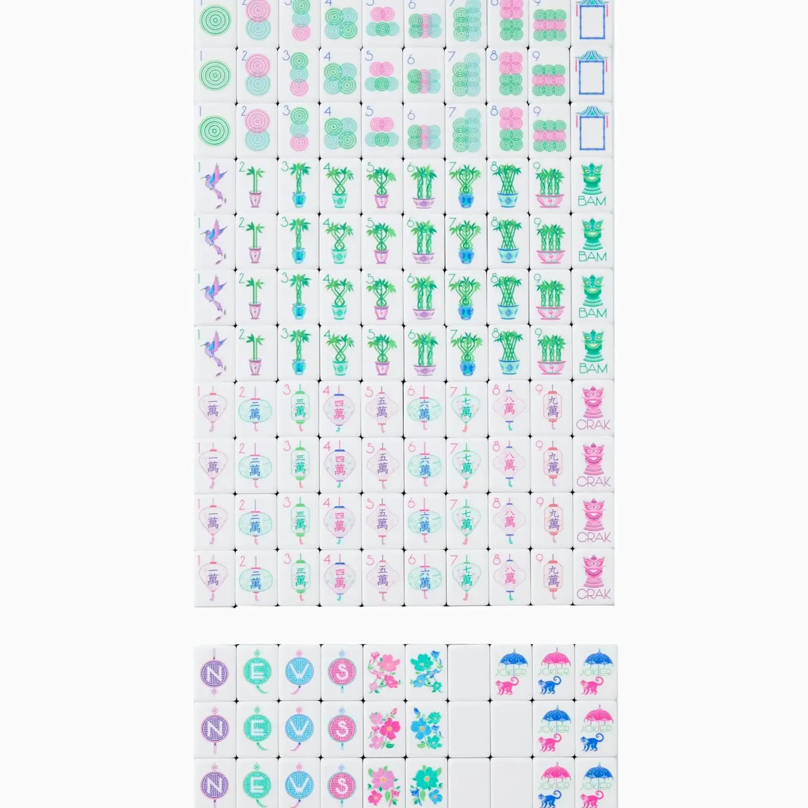 Oh My Mahjong Jasmine Mahjong Tiles