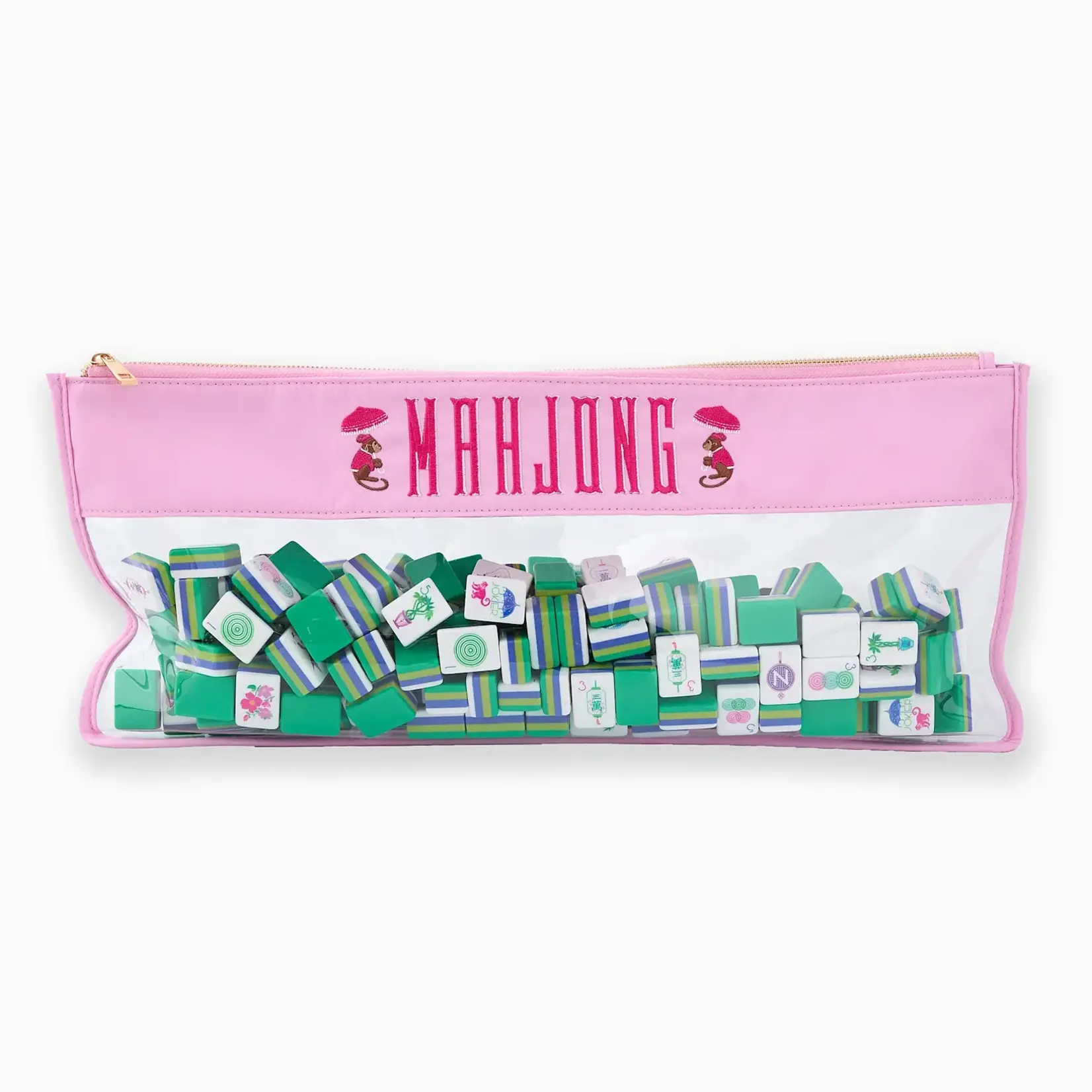 Oh My Mahjong Cotton Candy Monkey Mahjong Bag