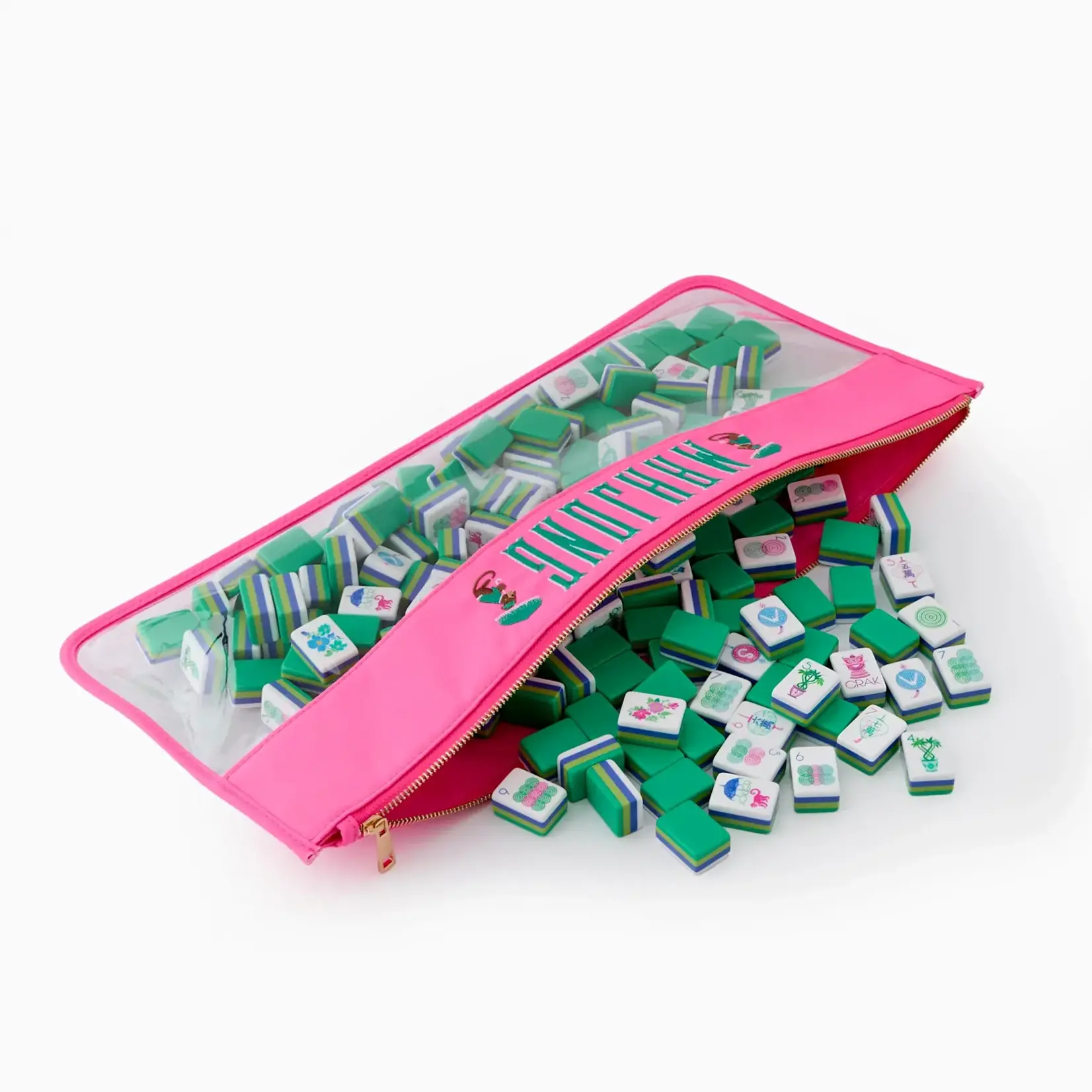 Oh My Mahjong Pink Monkey Mahjong Bag