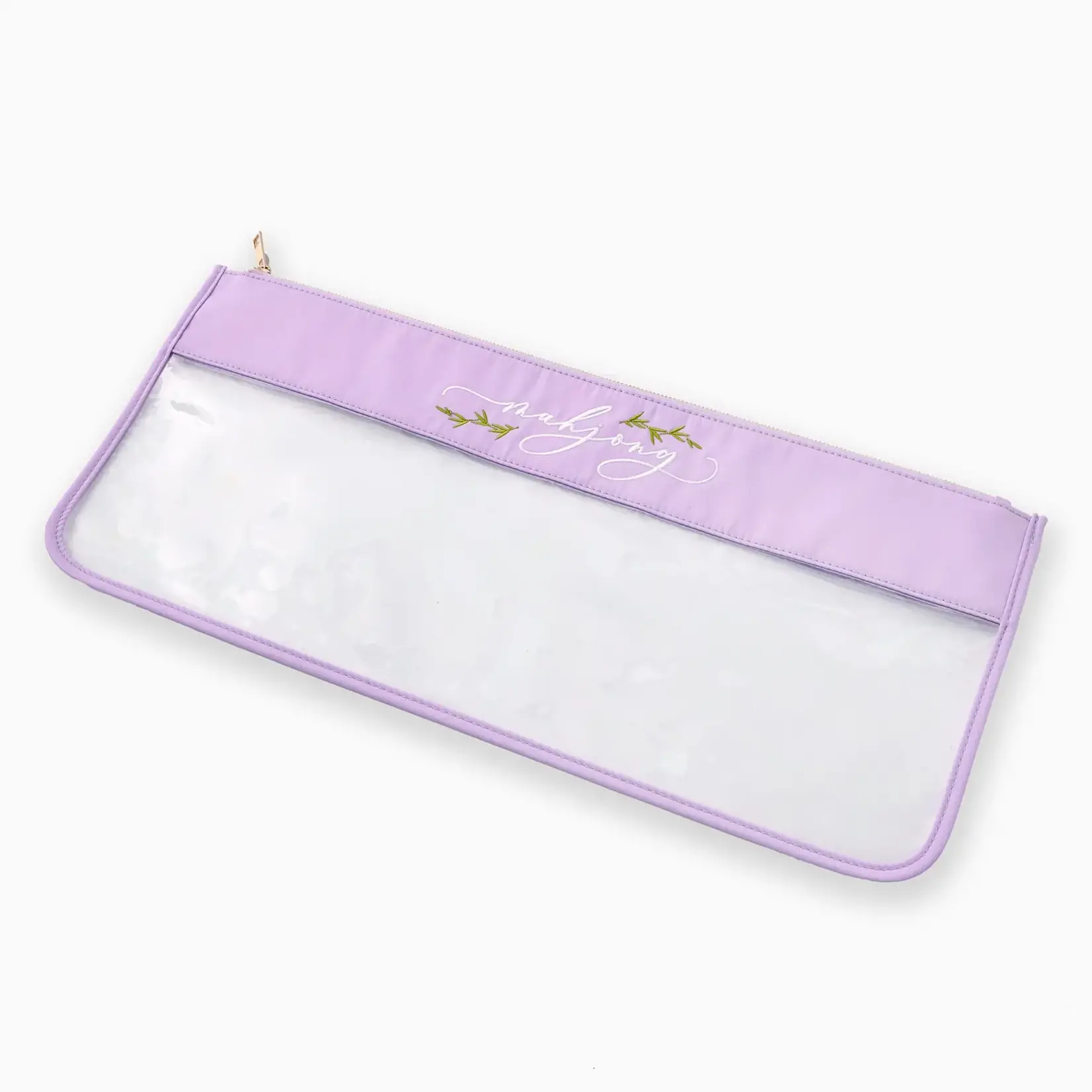 Oh My Mahjong Lilac Script Mahjong Bag