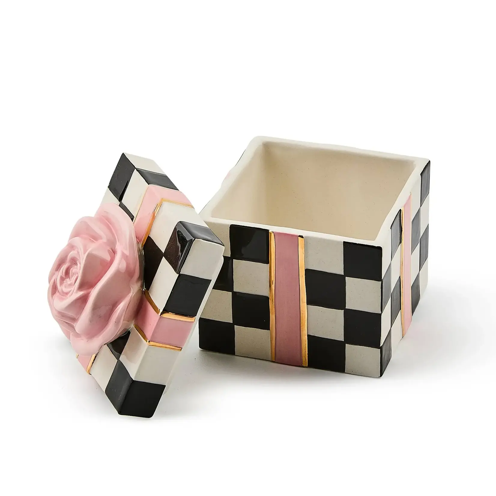 MacKenzie-Childs Courtly Rose Gift Lidded Box