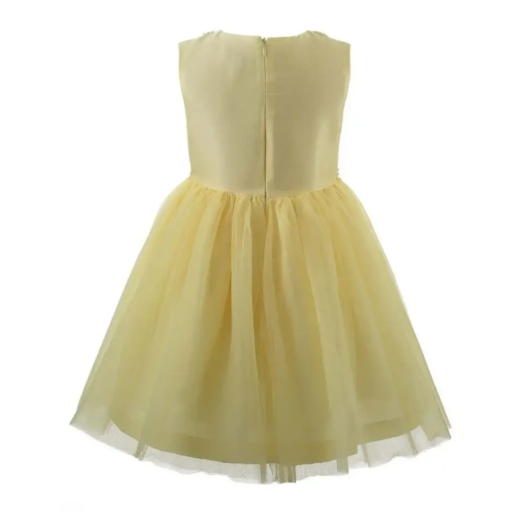 Rachel Riley Yellow Daisy Tulle Dress