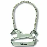 Vagabond House Rum Pewter Galloping Steed Decanter Tags