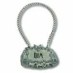 Vagabond House Rum Pewter Hunt Decanter Tags
