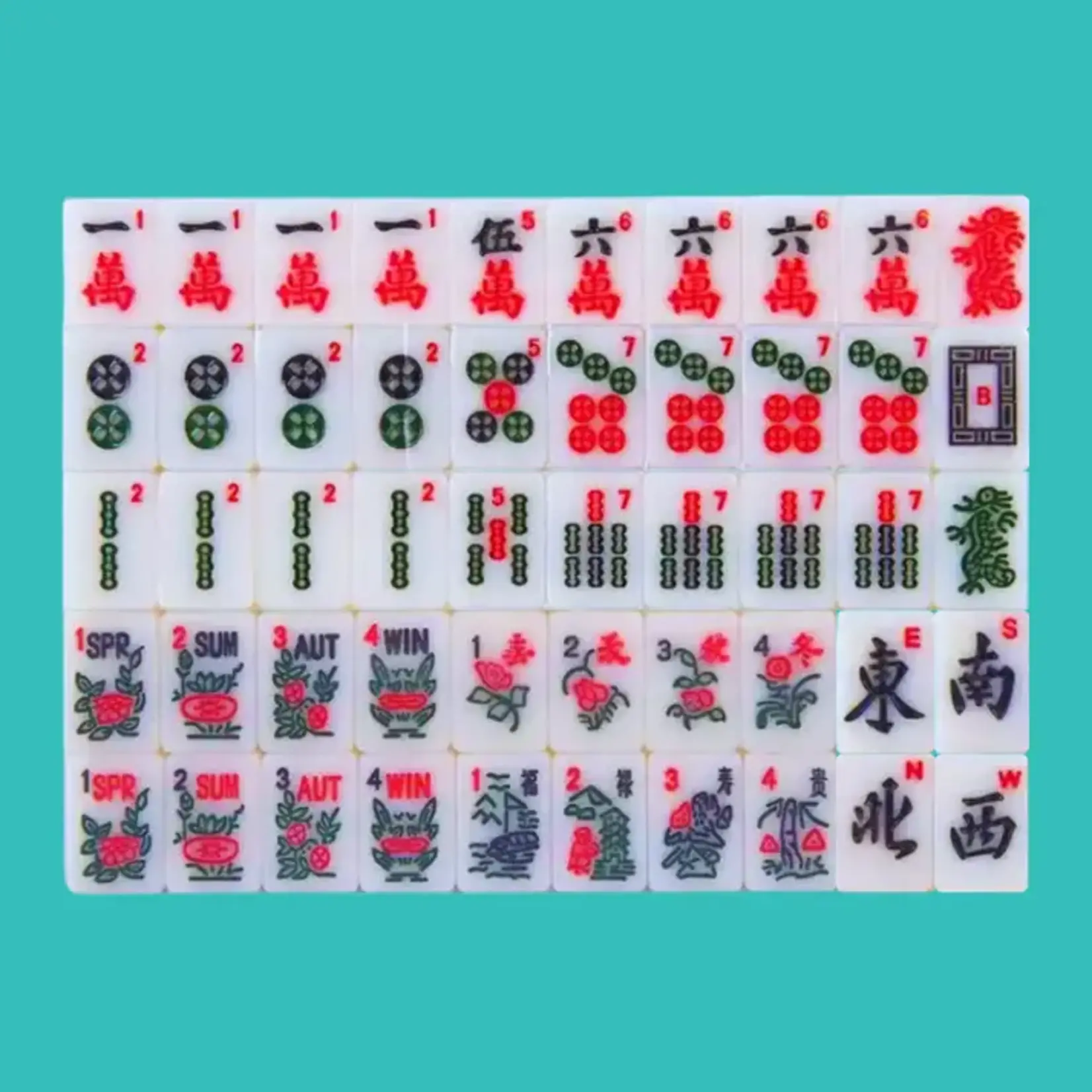 My Fair Mahjong Mini Traditional Series American Travel Mahjong Set