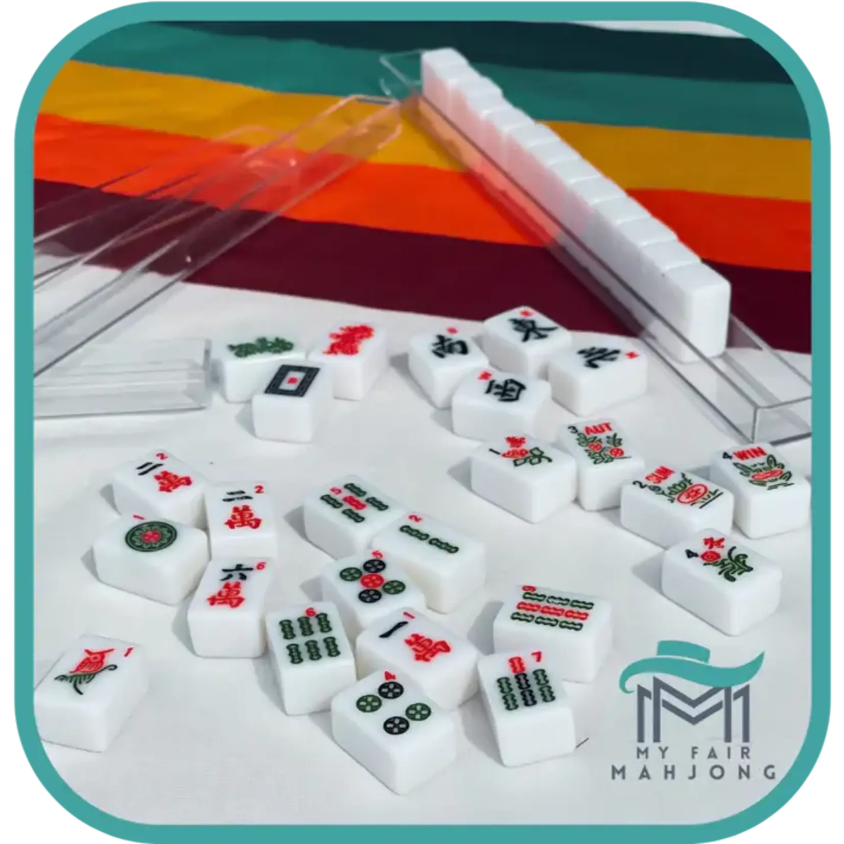My Fair Mahjong Mini Traditional Series American Travel Mahjong Set