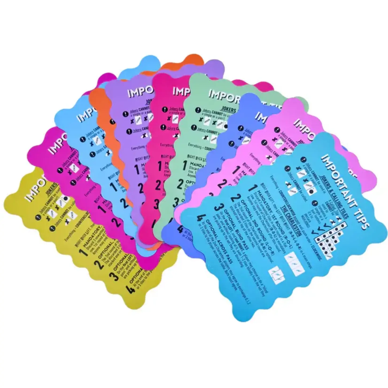 My Fair Mahjong "I Like Big Tiles" Mahjong Shuffle Card (Sold as 1)