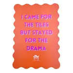 My Fair Mahjong "Stayed for Drama" Mahjong Shuffle Card (Sold as 1)