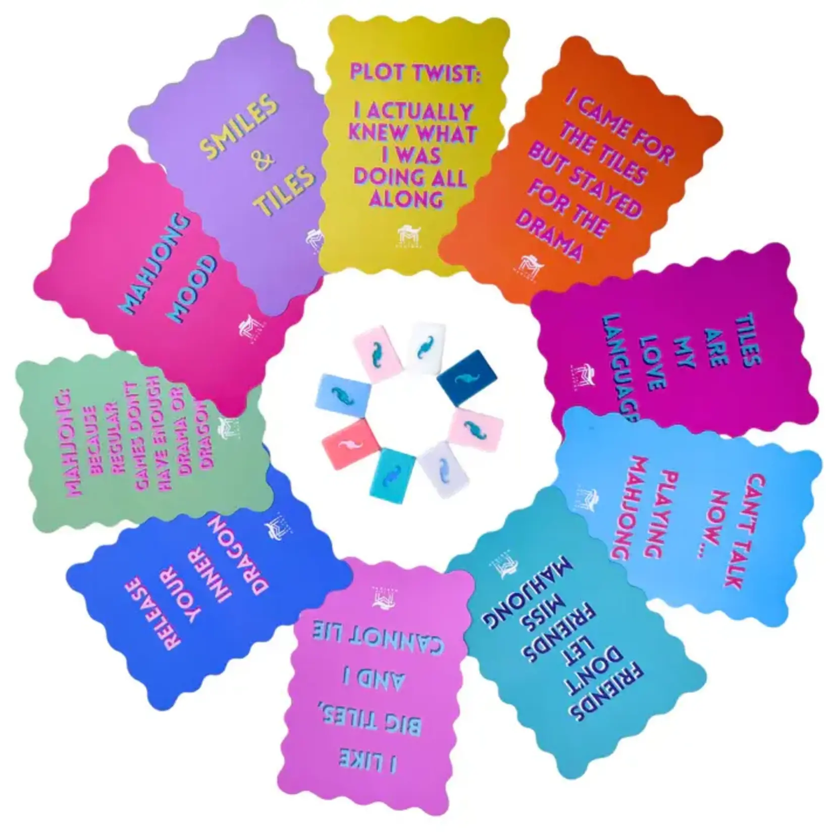 My Fair Mahjong "Stayed for Drama" Mahjong Shuffle Card (Sold as 1)