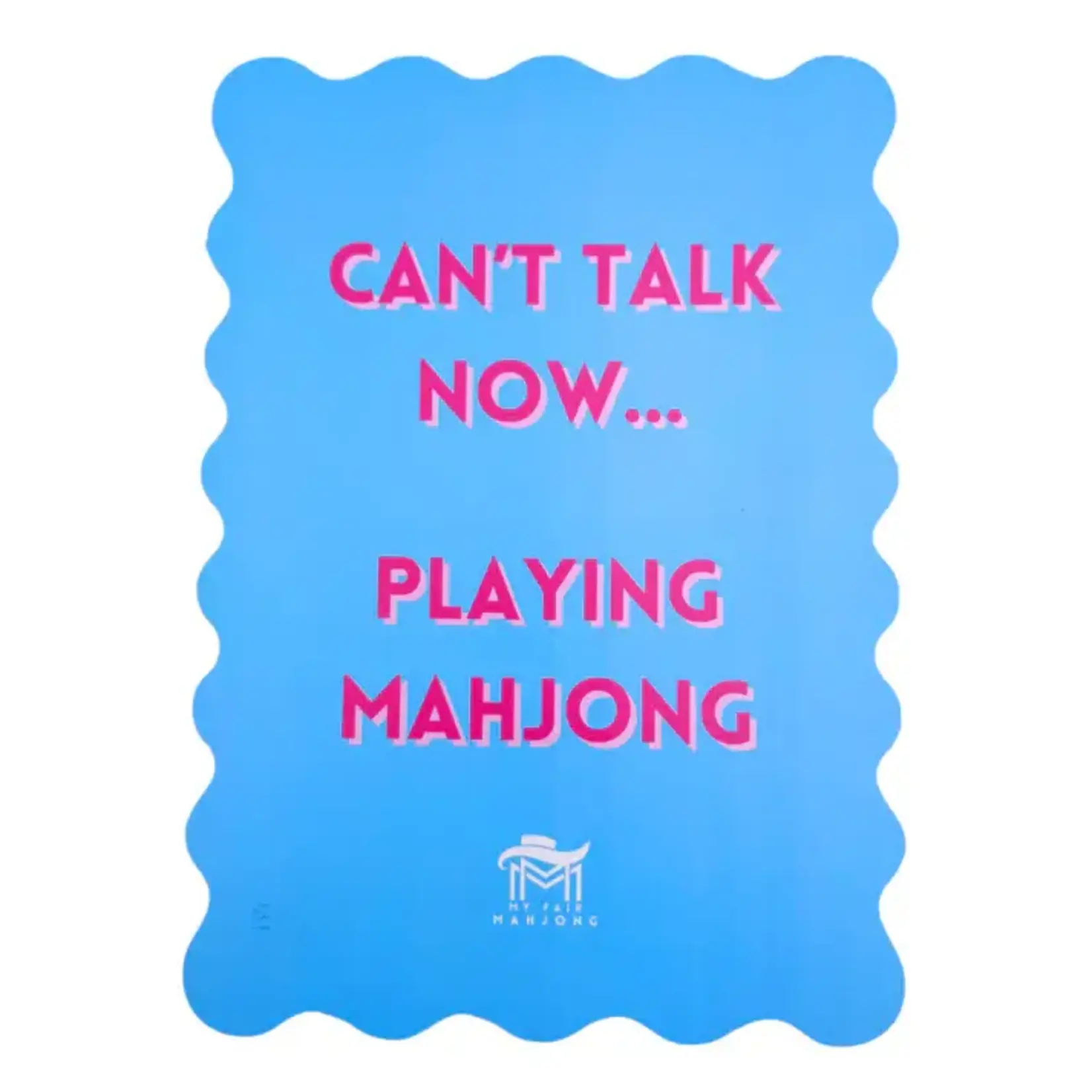 My Fair Mahjong "Can't Talk" Mahjong Shuffle Card (Sold as 1)