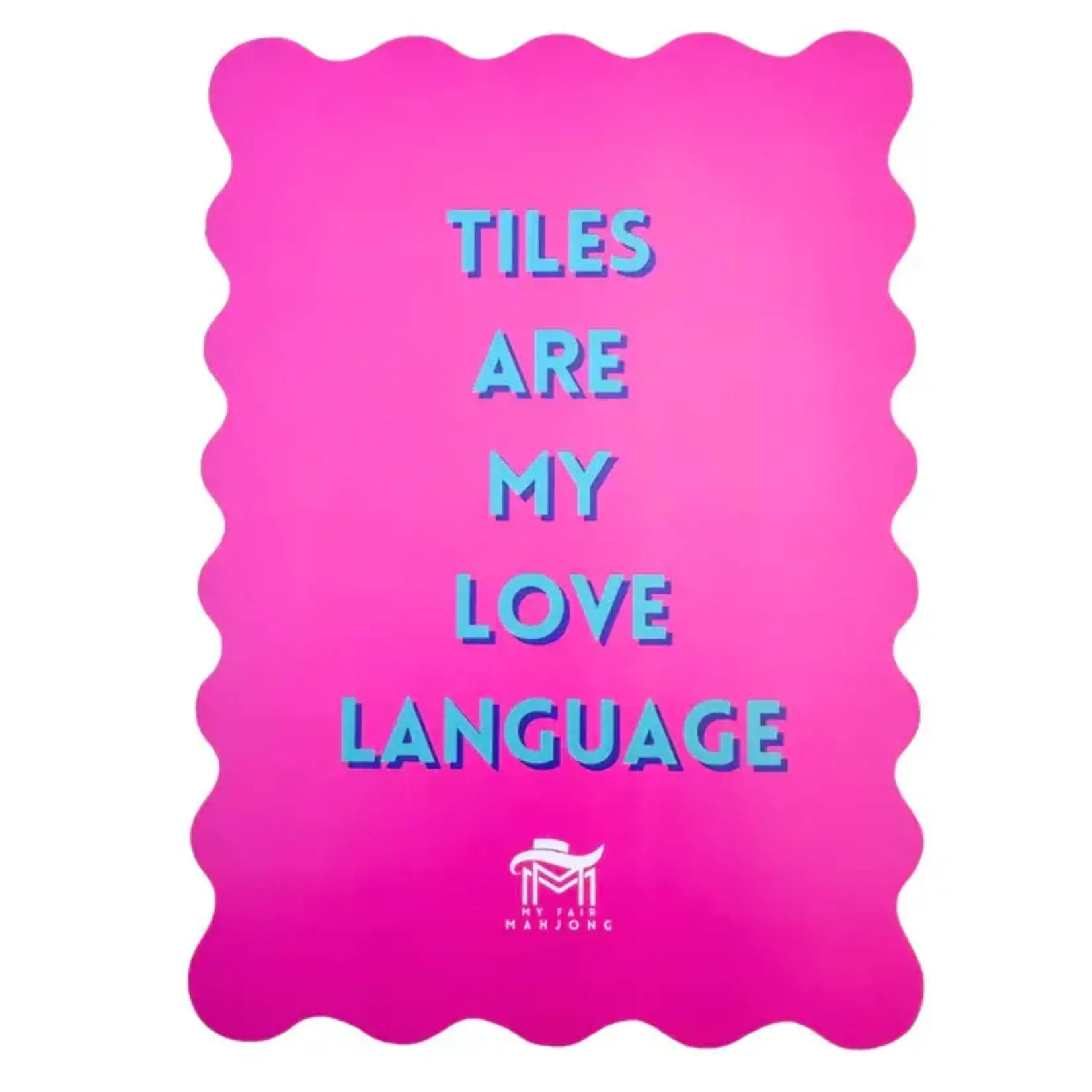 My Fair Mahjong "Love Language" Mahjong Shuffle Card (Sold as 1)