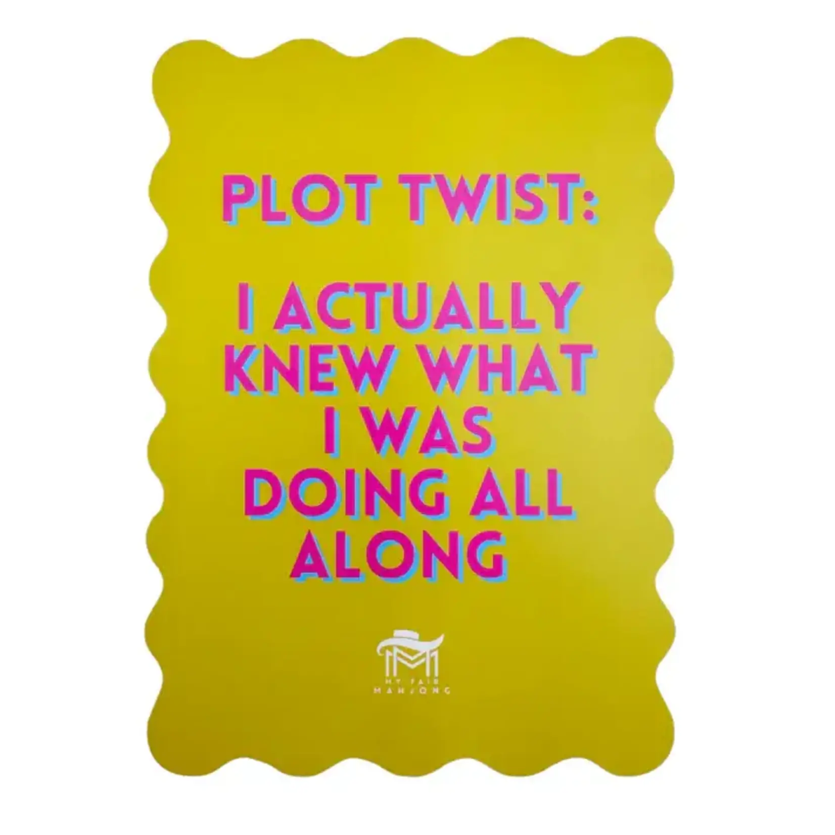 My Fair Mahjong "Plot Twist" Mahjong Shuffle Card (Sold as 1)
