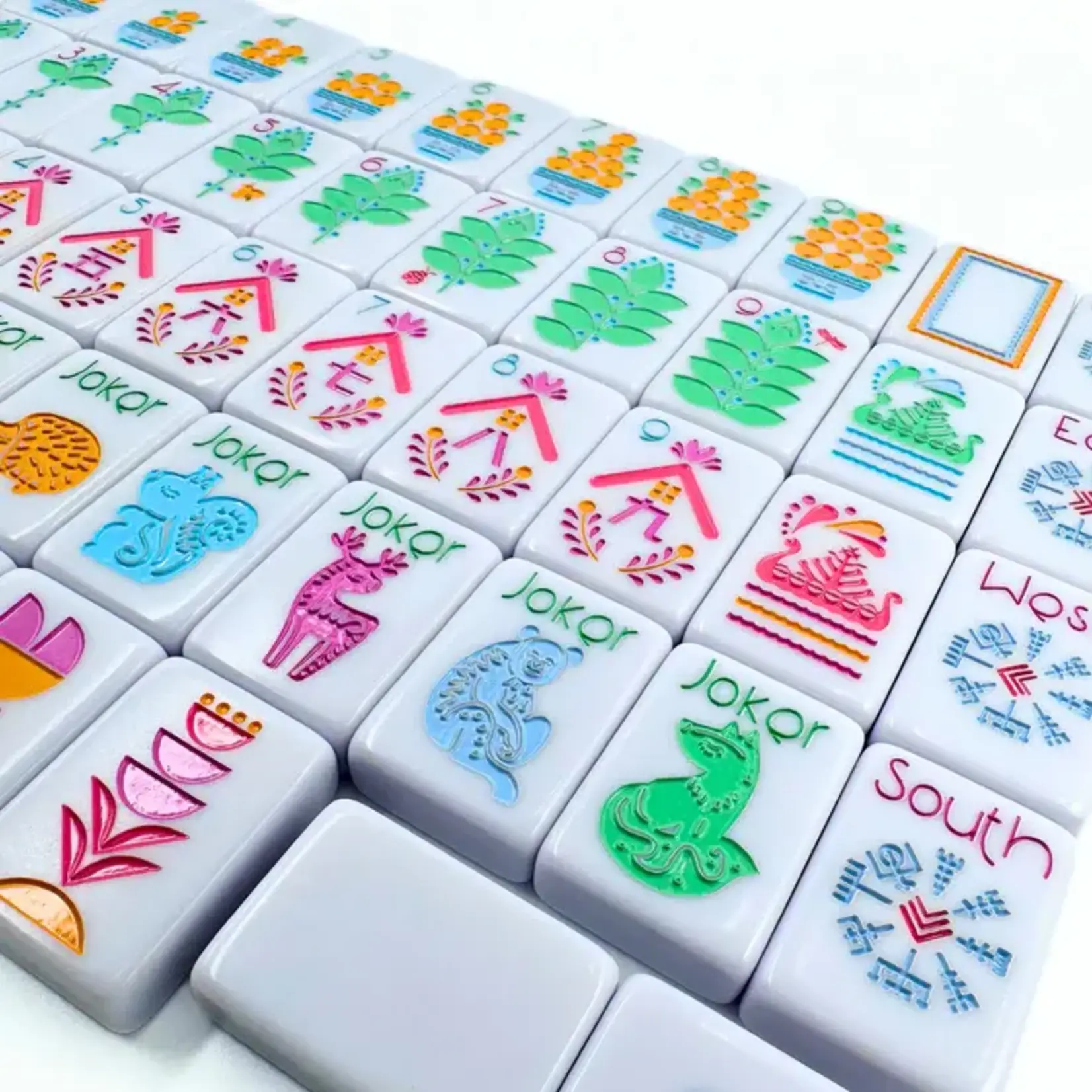 My Fair Mahjong The Scandinavian Folk Art Series Mahjong Set