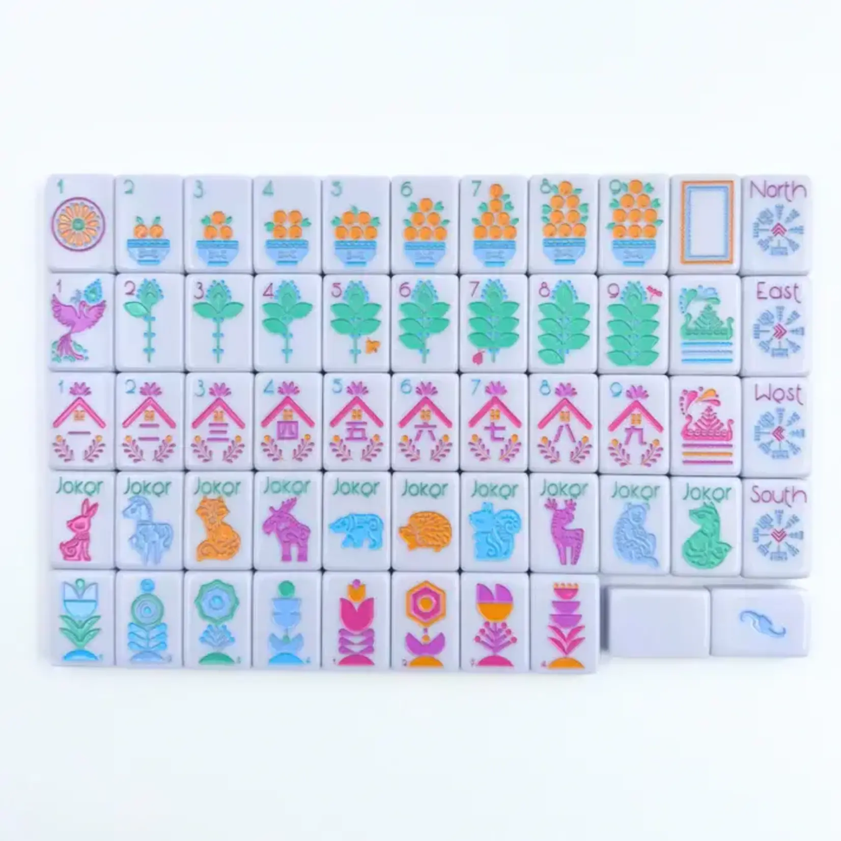 My Fair Mahjong The Scandinavian Folk Art Series Mahjong Set
