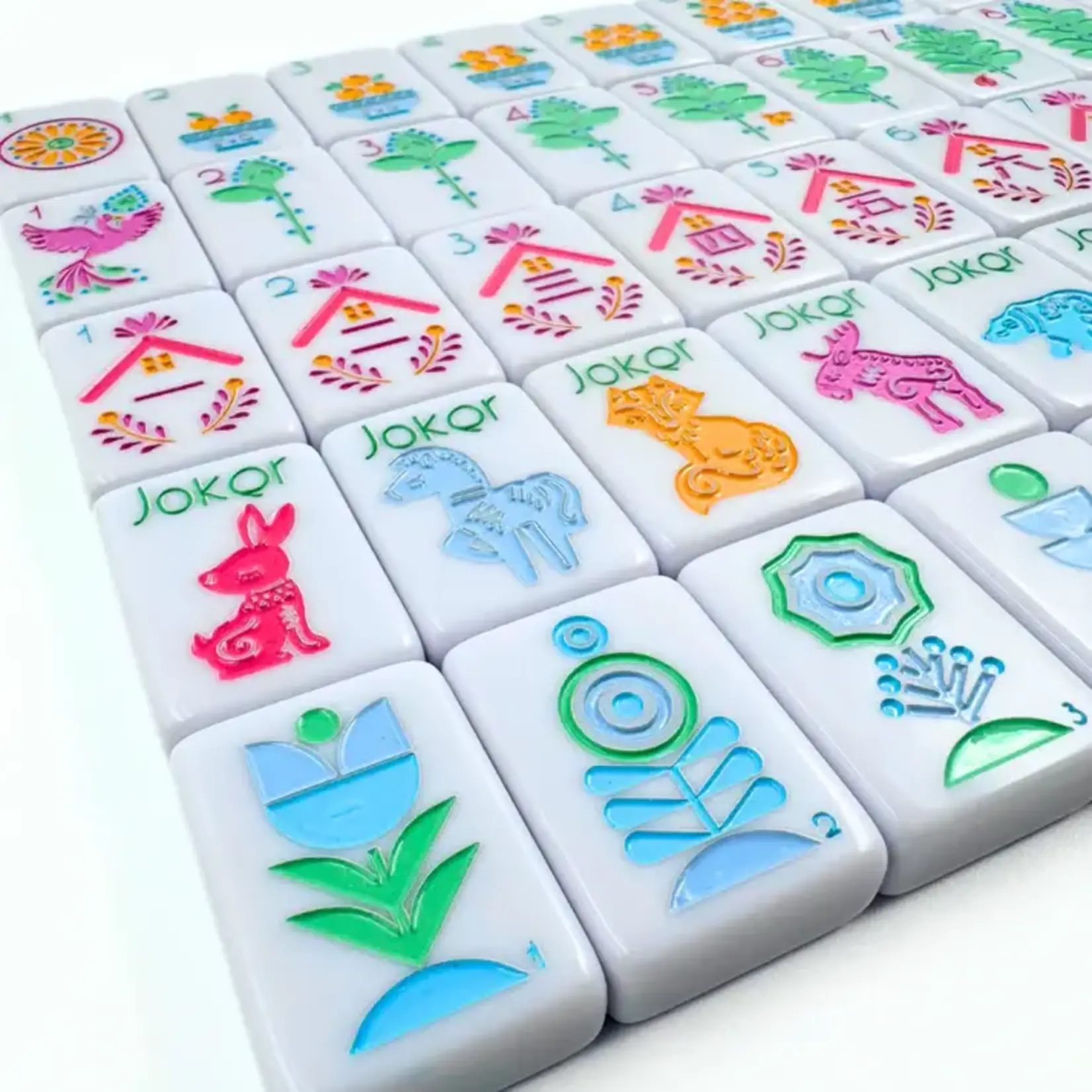 My Fair Mahjong The Scandinavian Folk Art Series Mahjong Set