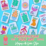 My Fair Mahjong The Scandinavian Folk Art Series Mahjong Set