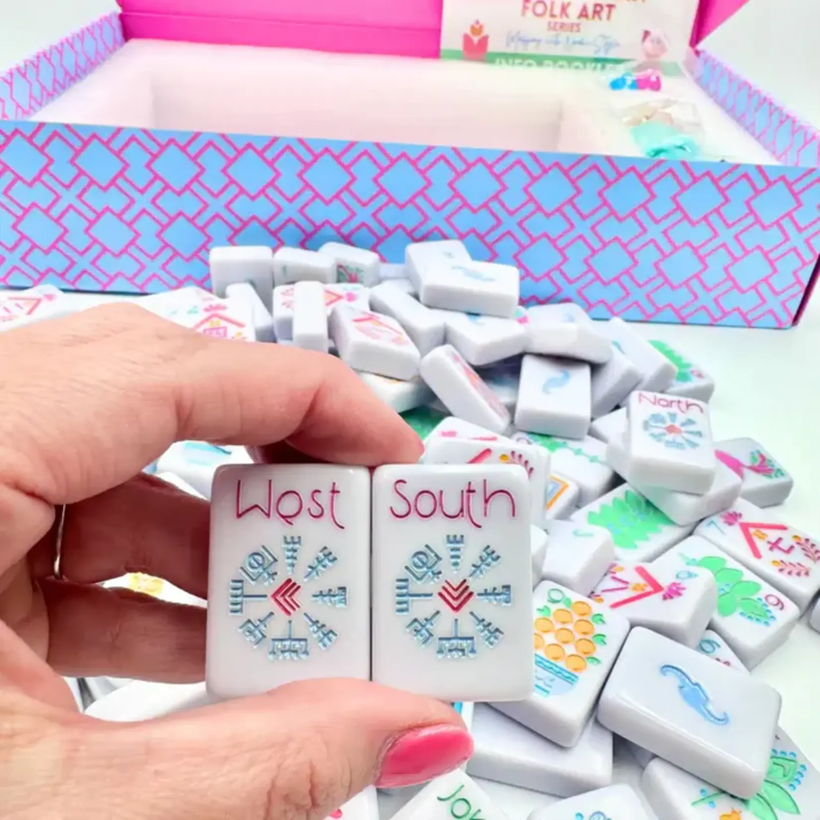 My Fair Mahjong The Scandinavian Folk Art Series Mahjong Set