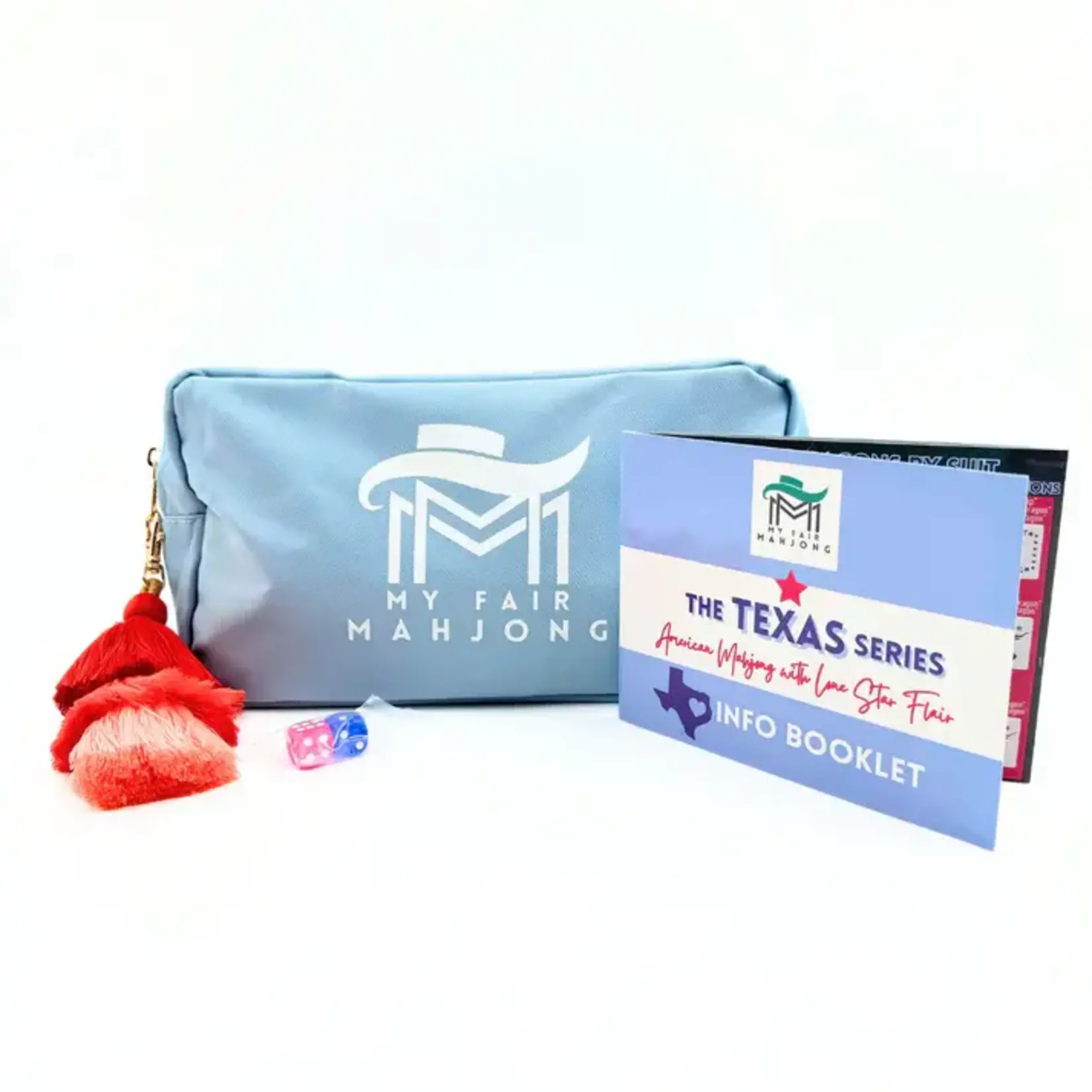 My Fair Mahjong The Texas Series Mahjong Set- Pink